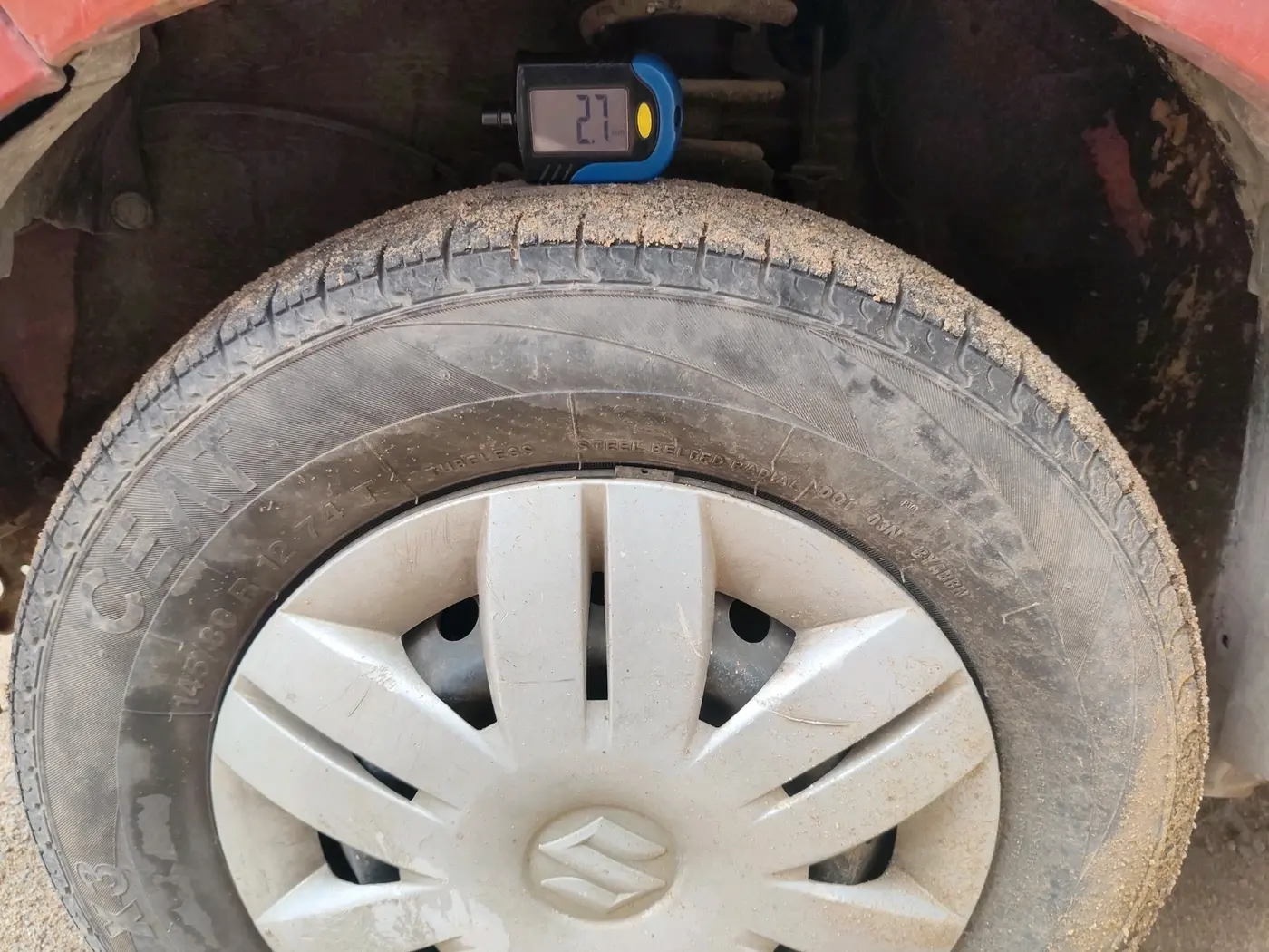 2021 Maruti Alto VXI, Petrol, Manual, 1,19,400 km, tyre