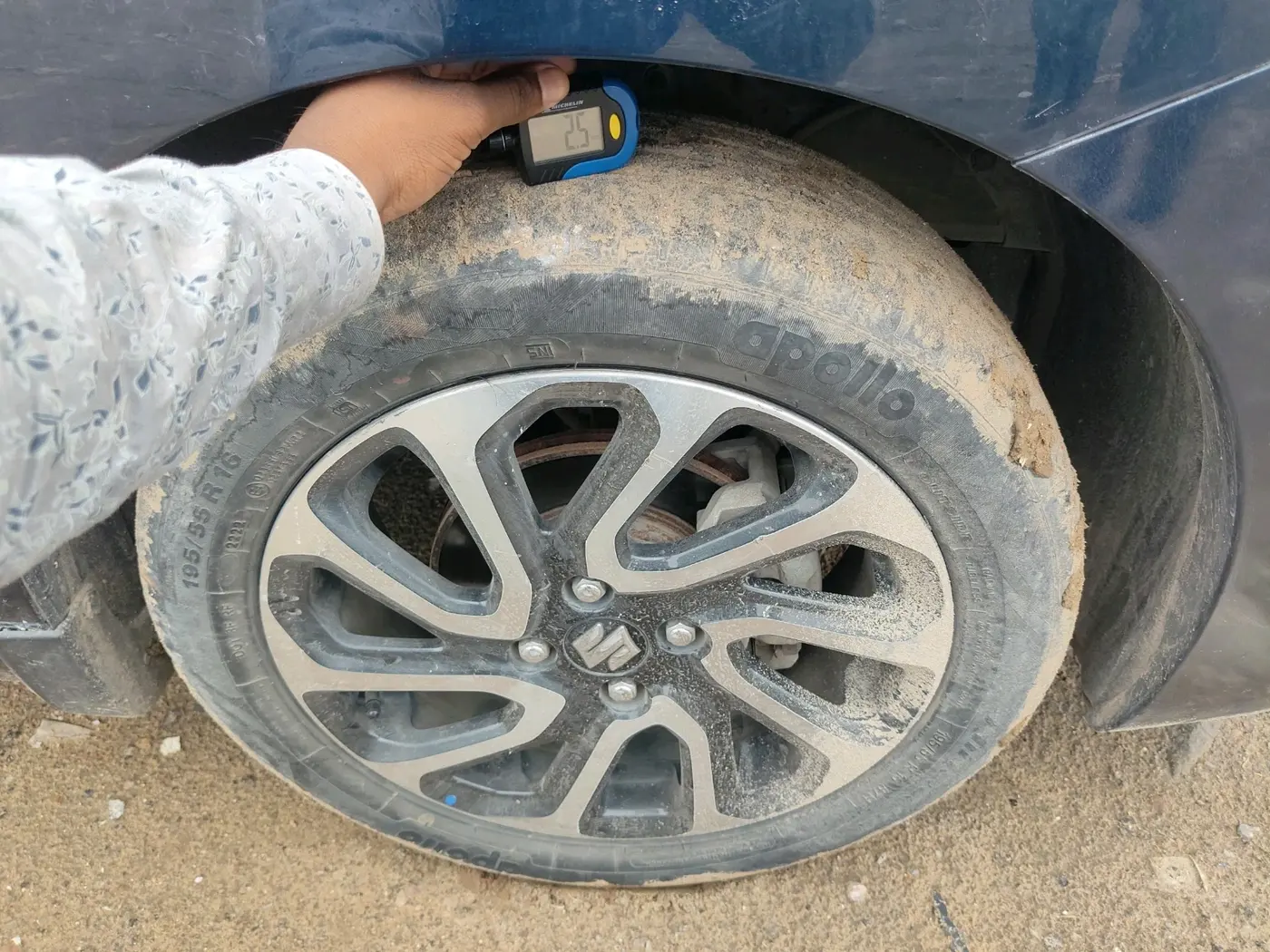 2022 Maruti Baleno ALPHA PETROL 1.2, Petrol, Manual, 77,500 km, tyre