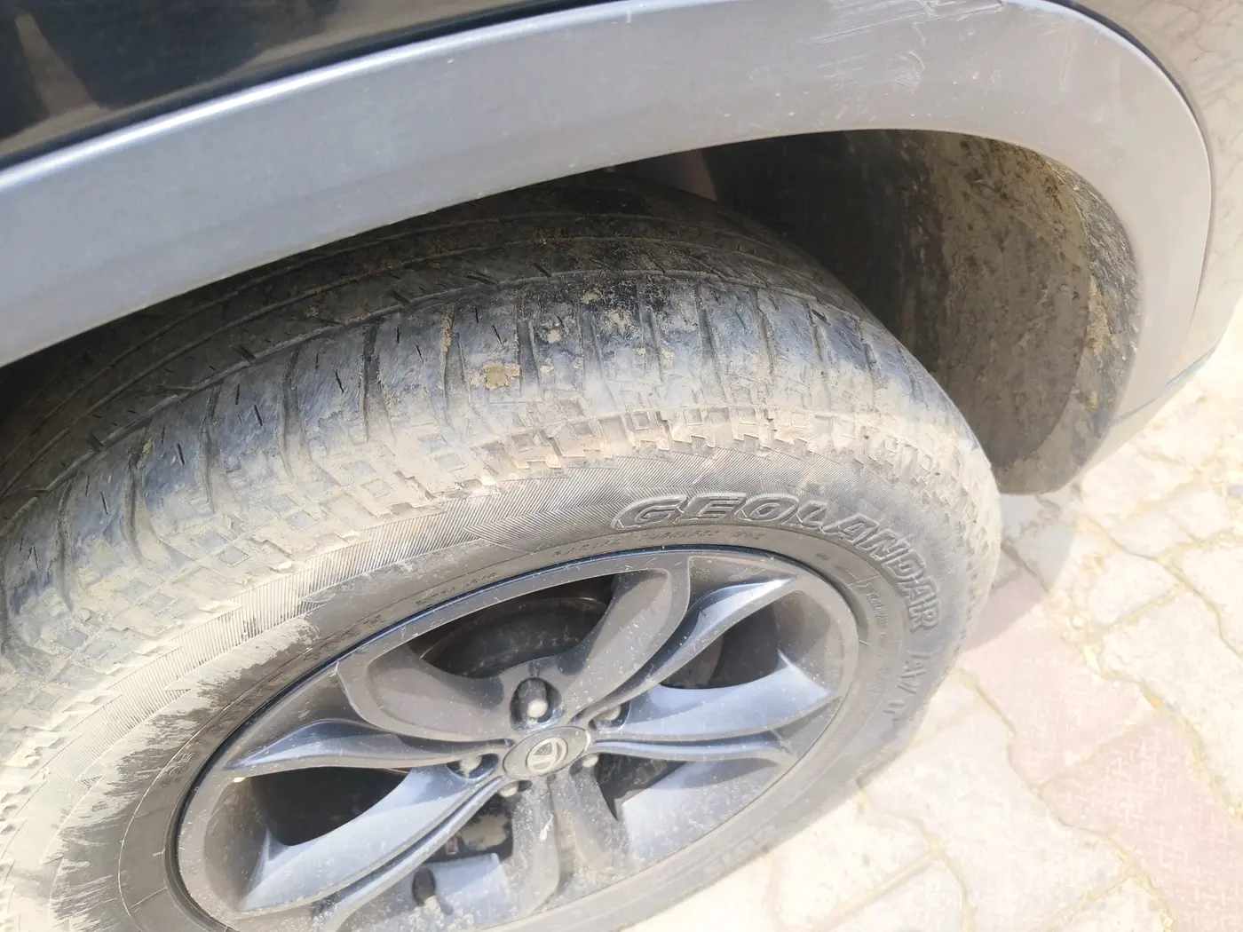 2021 Tata Harrier XT PLUS 2.0L KRYOTEC DARK EDITON, Diesel, Manual, 72,256 km, tyre