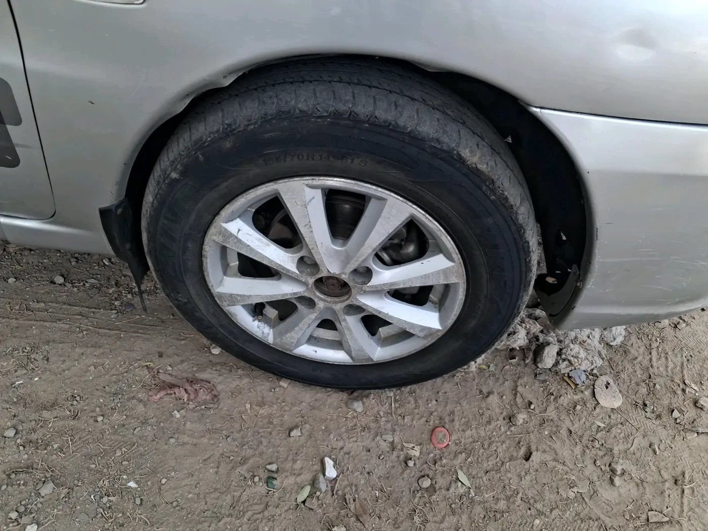 2011 Tata Indica EV2 LX, Diesel, Manual, 1,03,428 km, tyre