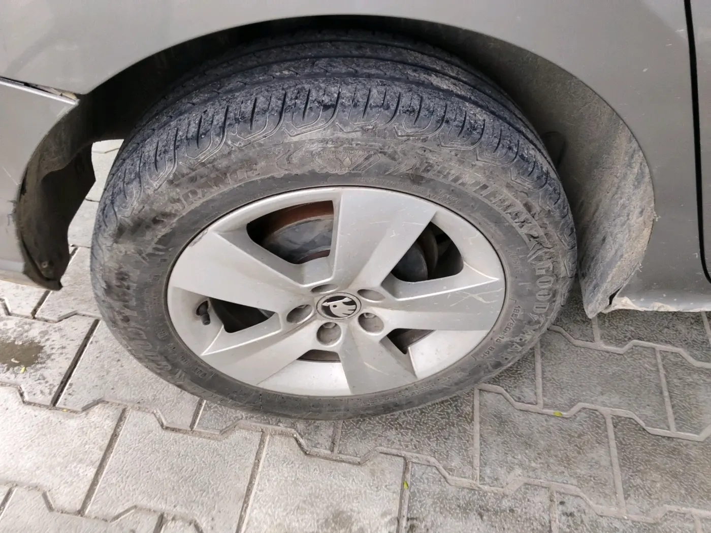 2017 Skoda Rapid STYLE 1.5 TDI AT, Diesel, Automatic, 77,762 km, tyre