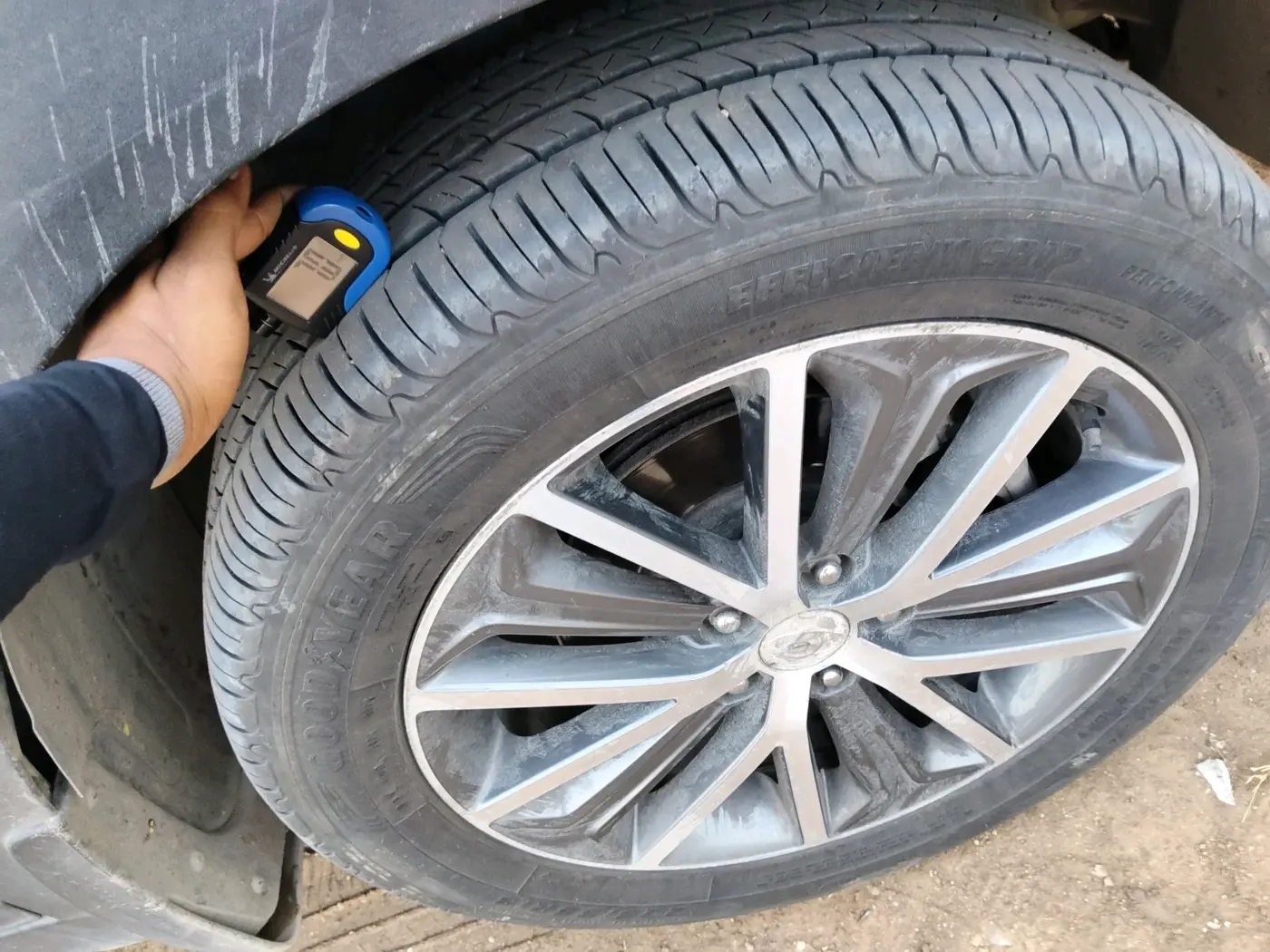 2019 Hyundai Tucson GL (O) 2WD AT, Diesel, Automatic, 1,46,597 km, tyre