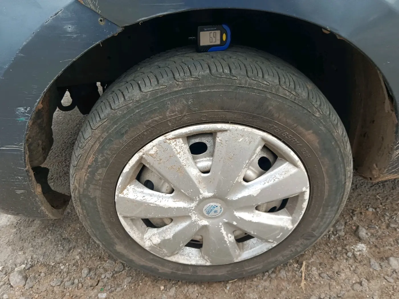 2014 Tata Indica Vista LS TDI, Diesel, Manual, 1,24,197 km, tyre
