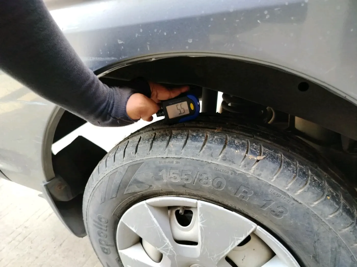 2018 Maruti Eeco 5 STR WITH A/C+HTR, CNG, Manual, 98,978 km, tyre