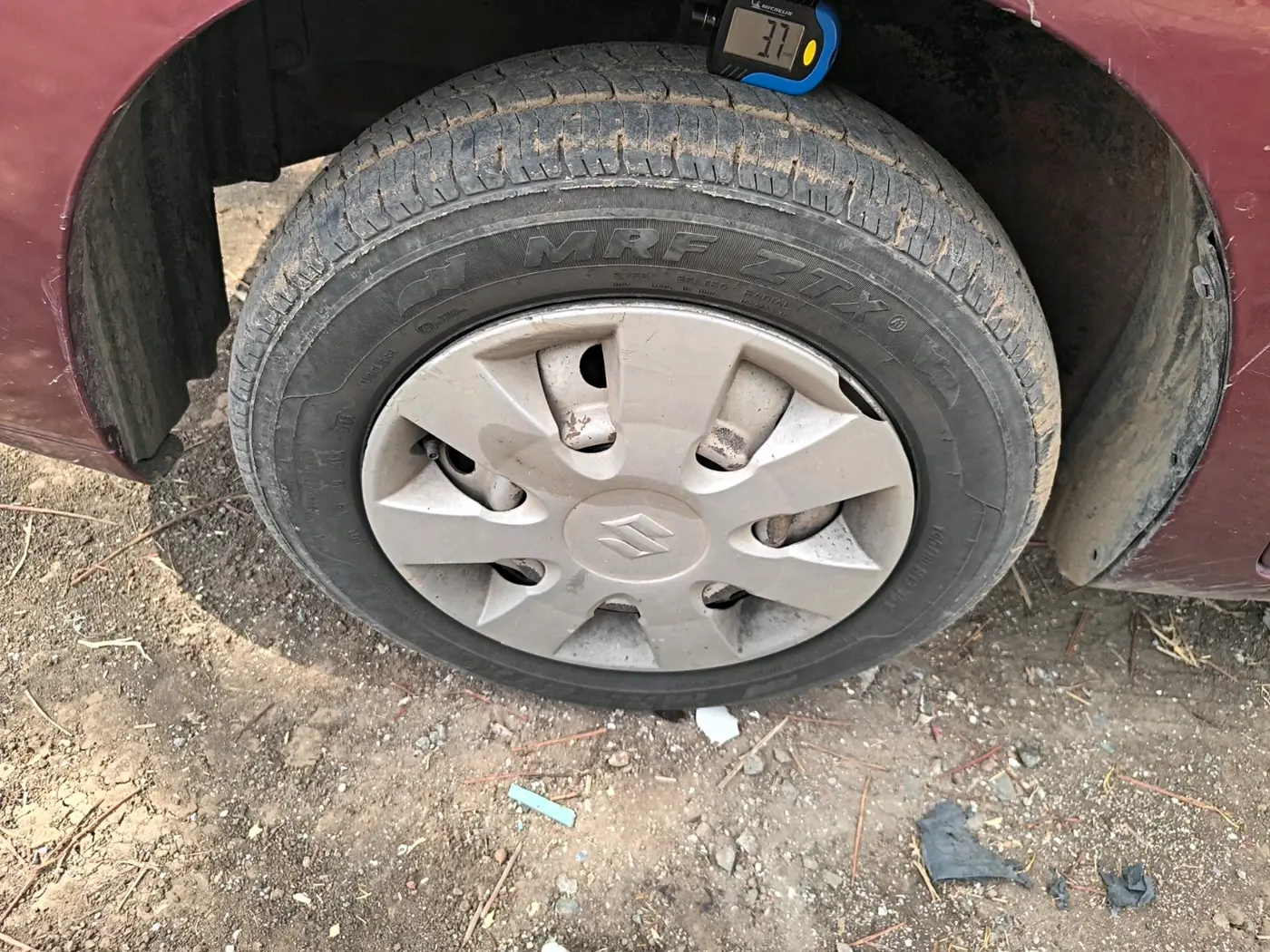 2011 Maruti Wagon R 1.0 LXI, Petrol, Manual, 71,074 km, tyre