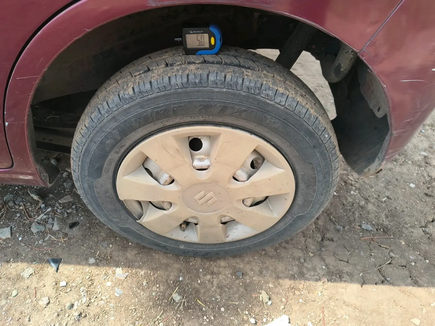 2011 Maruti Wagon R 1.0 LXI, Petrol, Manual, 71,074 km, tyre