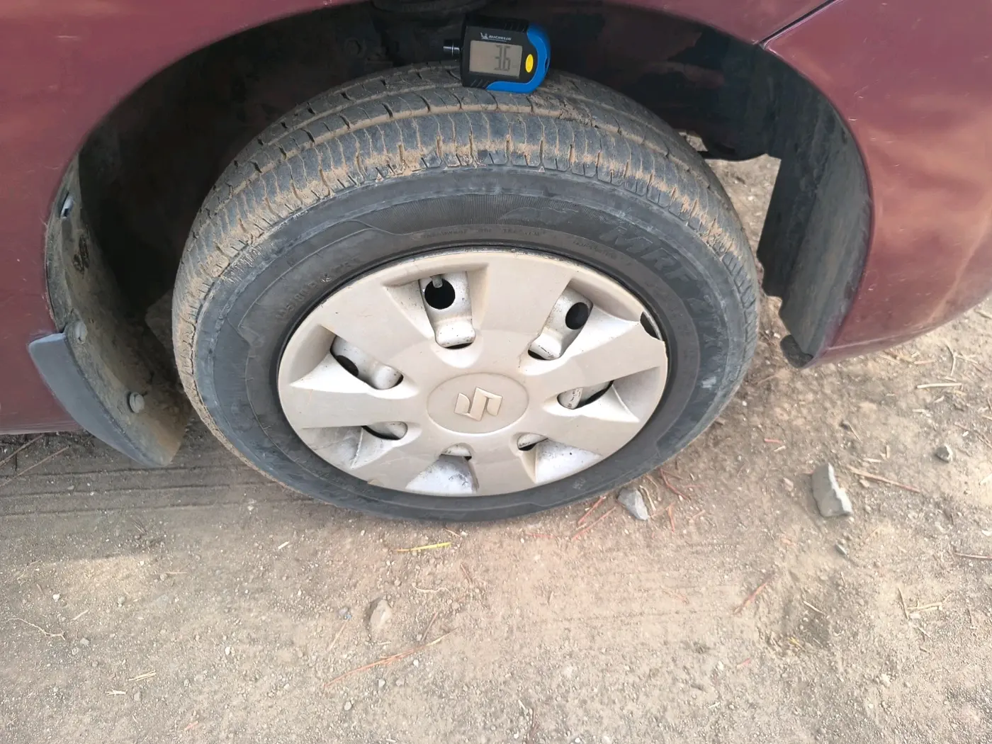 2011 Maruti Wagon R 1.0 LXI, Petrol, Manual, 71,074 km, tyre