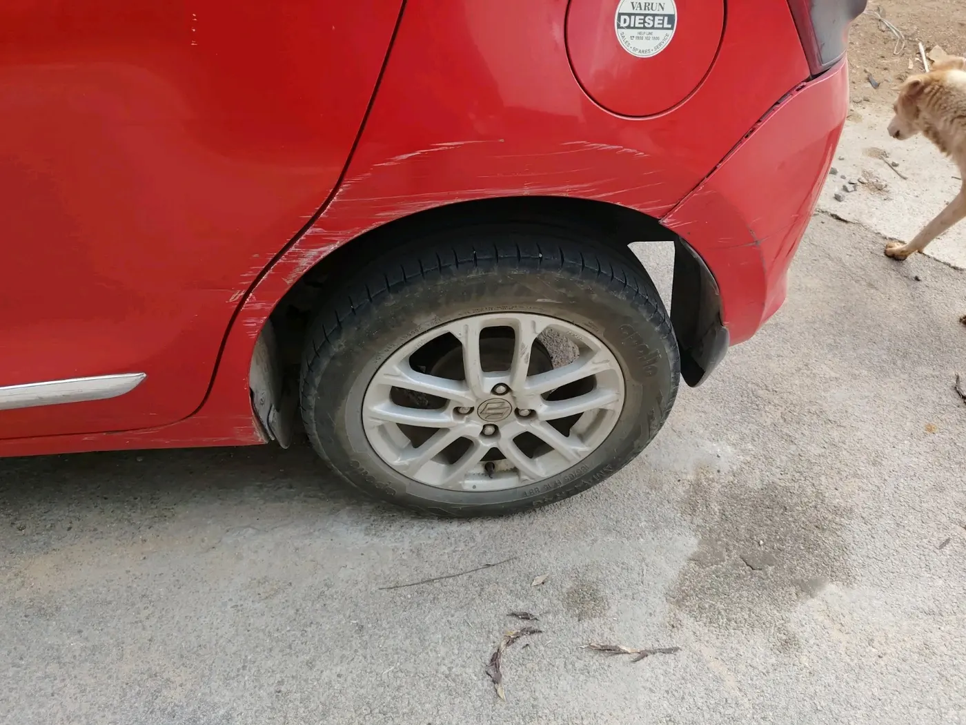 2018 Maruti Swift ZDI, Diesel, Manual, 1,33,676 km, tyre
