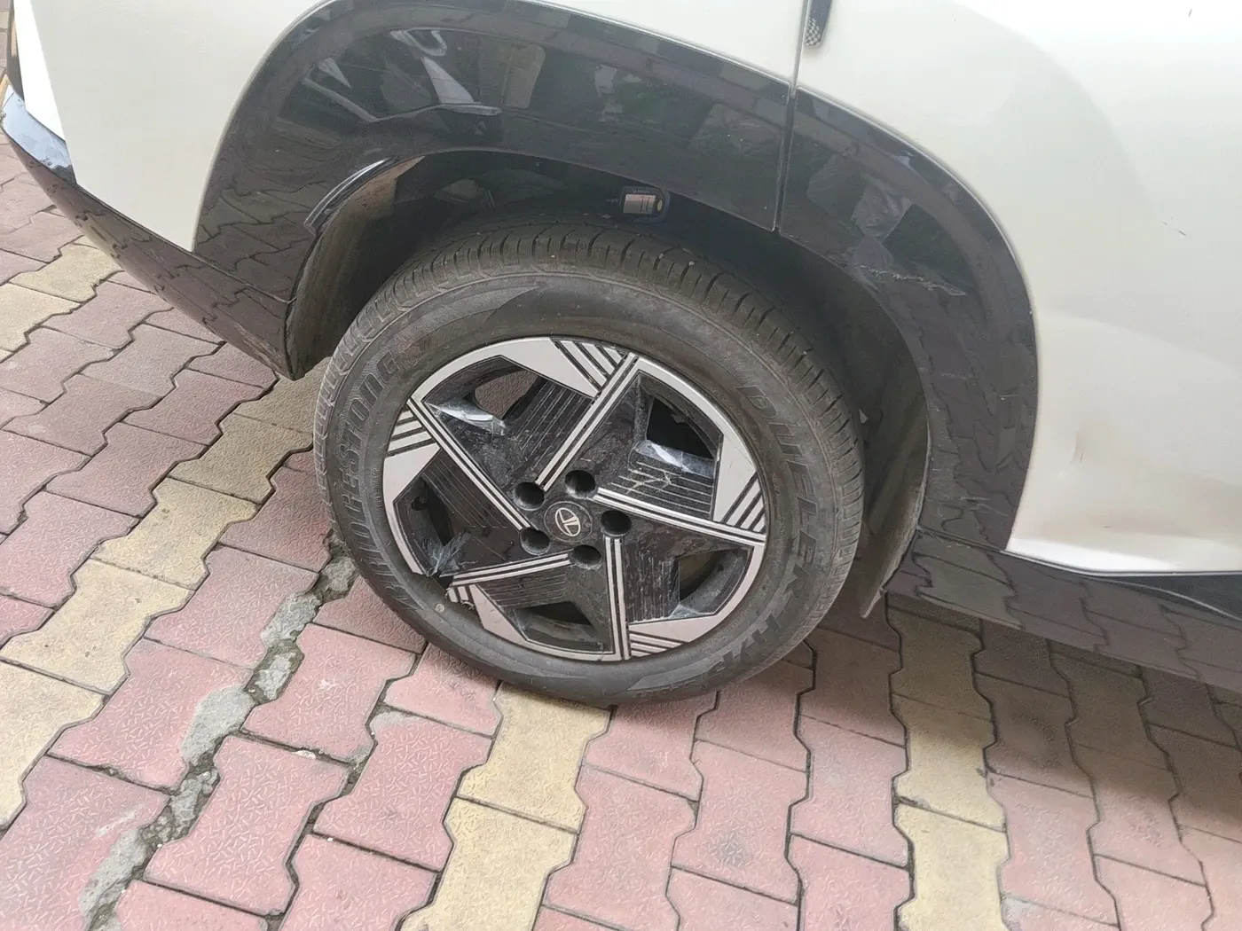 2025 Tata Curvv Pure Plus S 1.2 Petrol 6MT, Petrol, Manual, 12,662 km, tyre