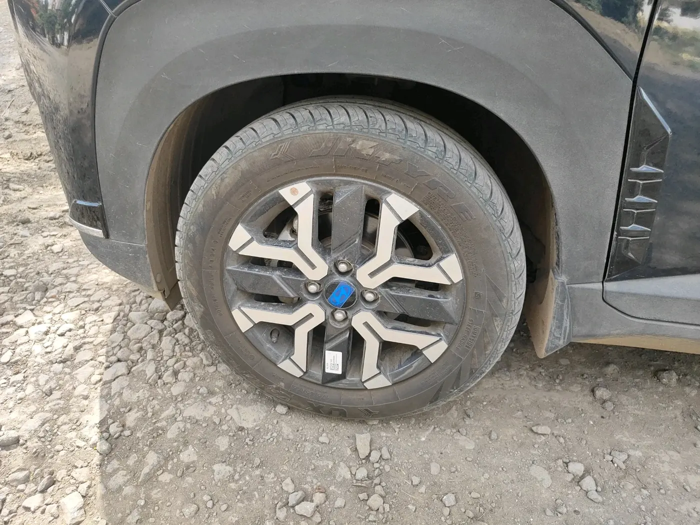 2024 Hyundai EXTER SX(O) CONNECT 1.2 AMT, Petrol, Automatic, 11,800 km, tyre