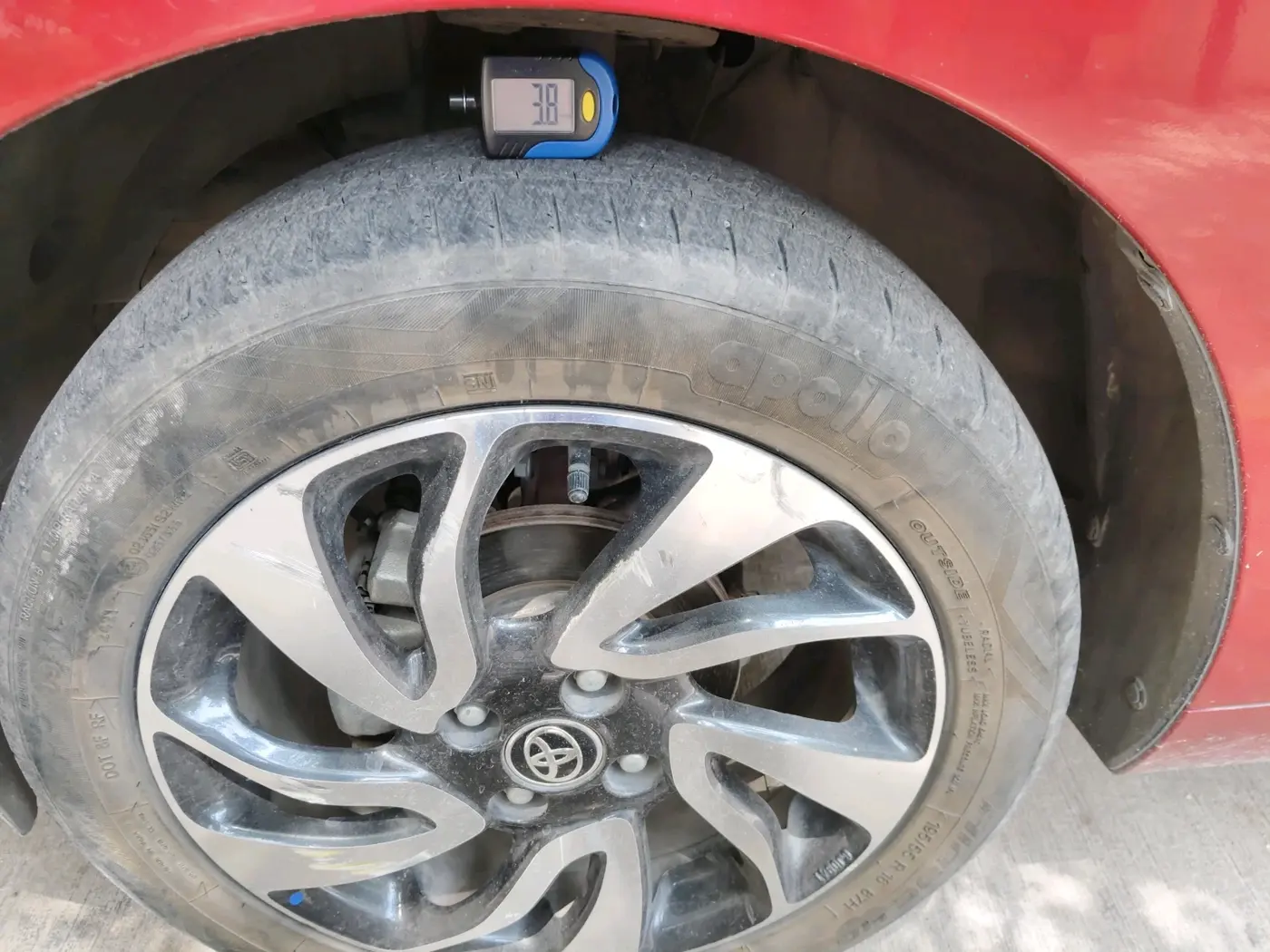 2021 Toyota Glanza G CVT, Petrol, Automatic, 27,501 km, tyre