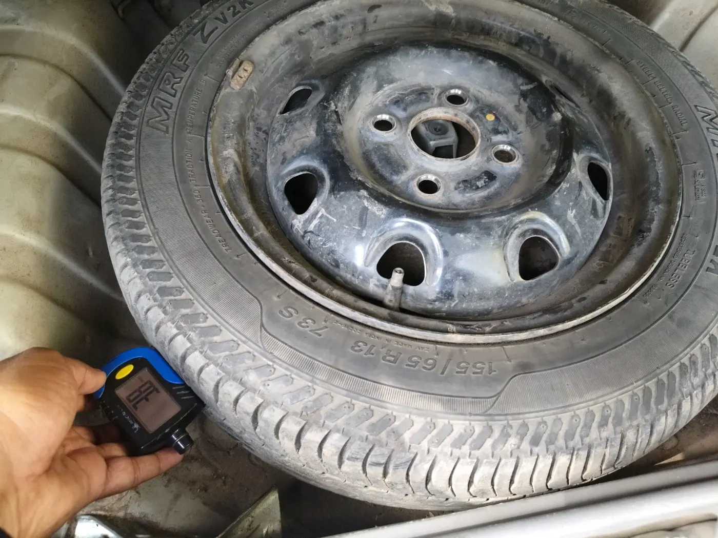 2012 Maruti Alto K10 VXI, Petrol, Manual, 83,474 km, tyre