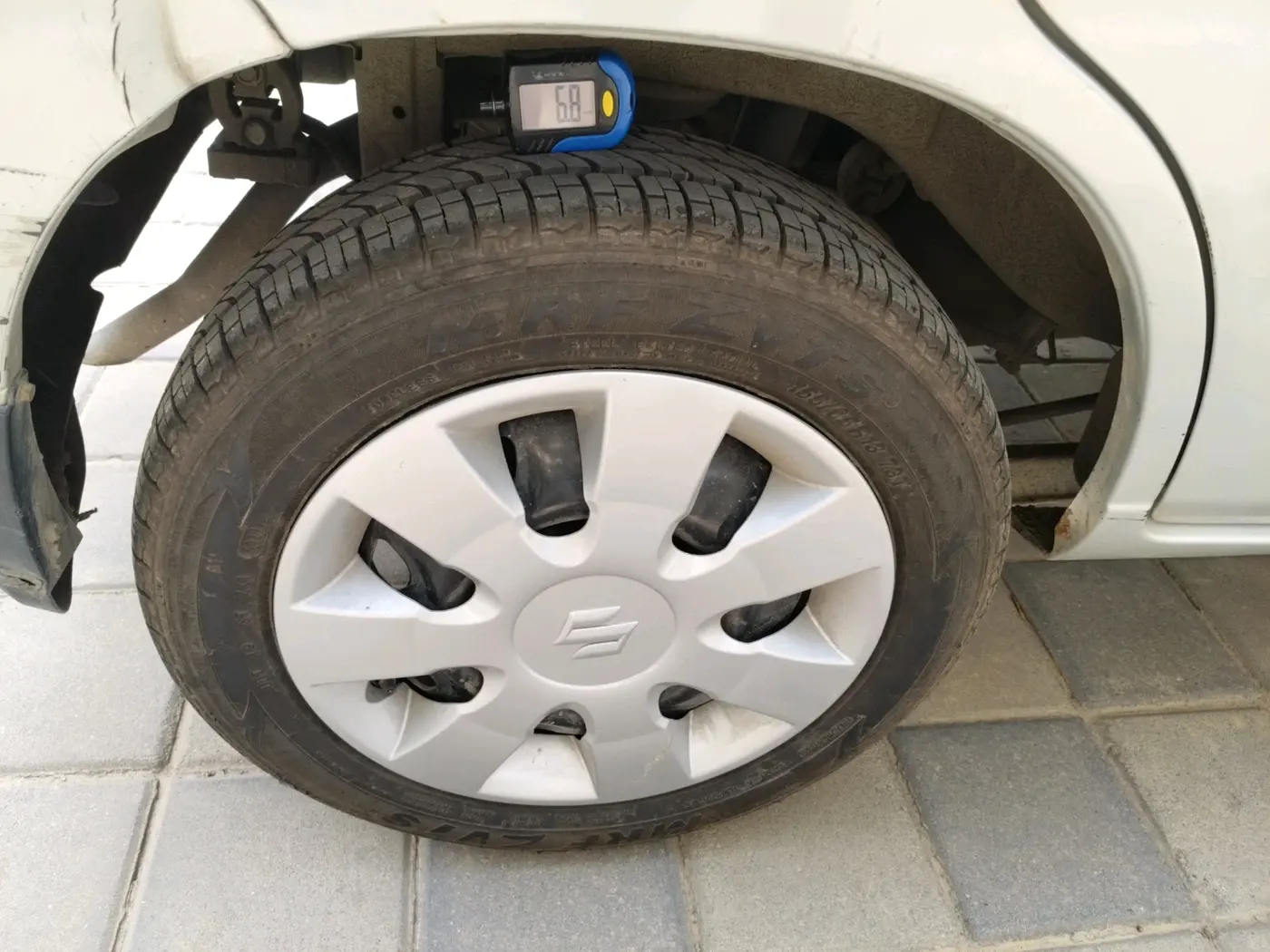 2012 Maruti Alto K10 VXI, Petrol, Manual, 83,474 km, tyre