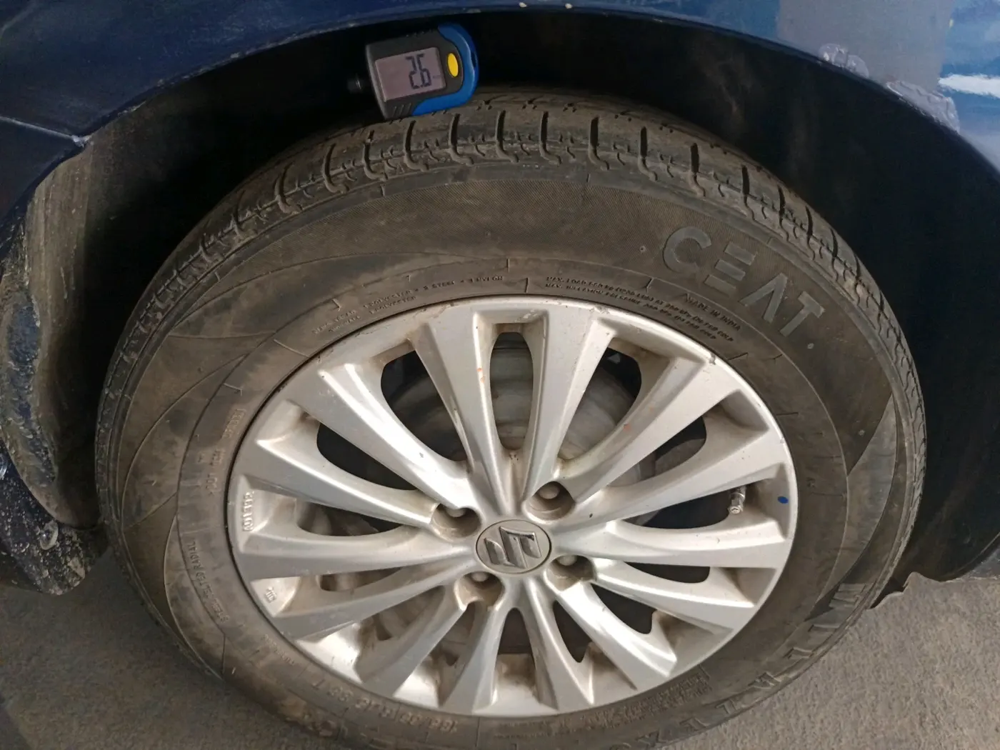 2017 Maruti Ciaz ZETA 1.4  AT PETROL, Petrol, Automatic, 81,911 km, tyre