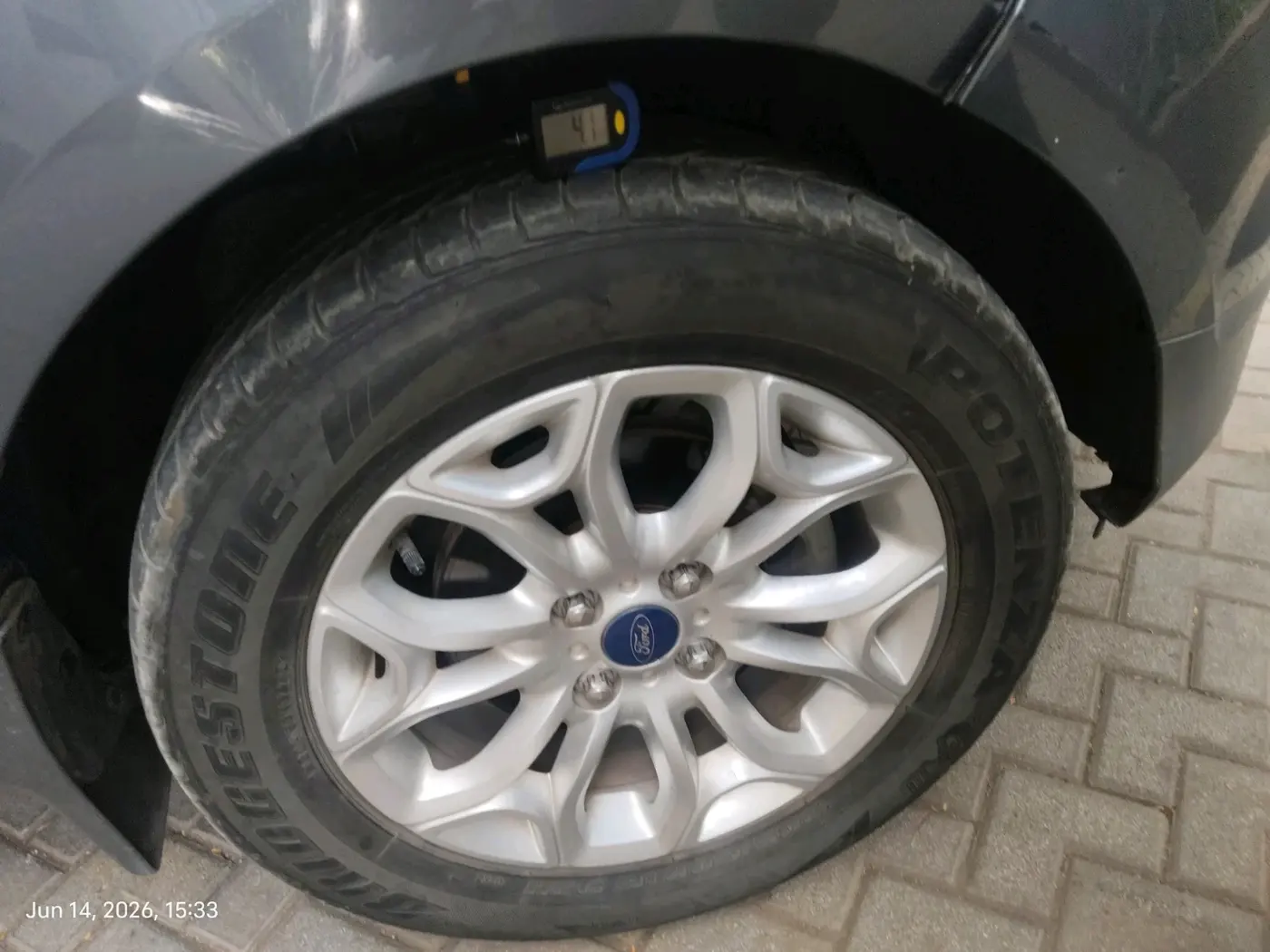 2014 Ford Ecosport TITANIUM 1.0L ECOBOOST, Petrol, Manual, 26,387 km, tyre