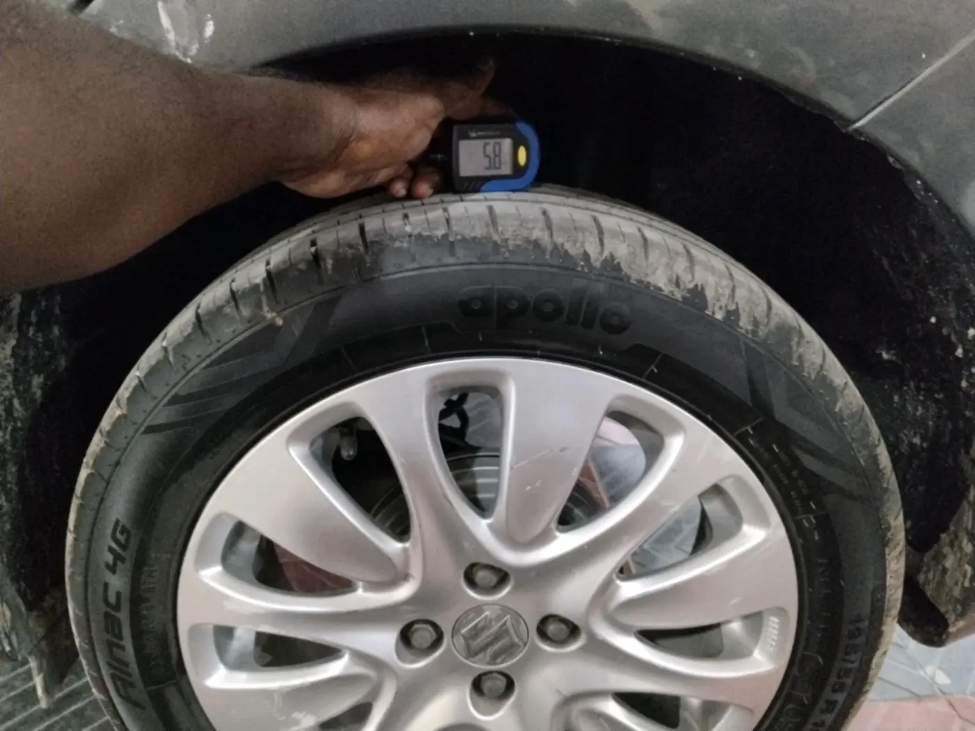 2018 Maruti Baleno ALPHA CVT PETROL 1.2, Petrol, Automatic, 72,588 km, tyre