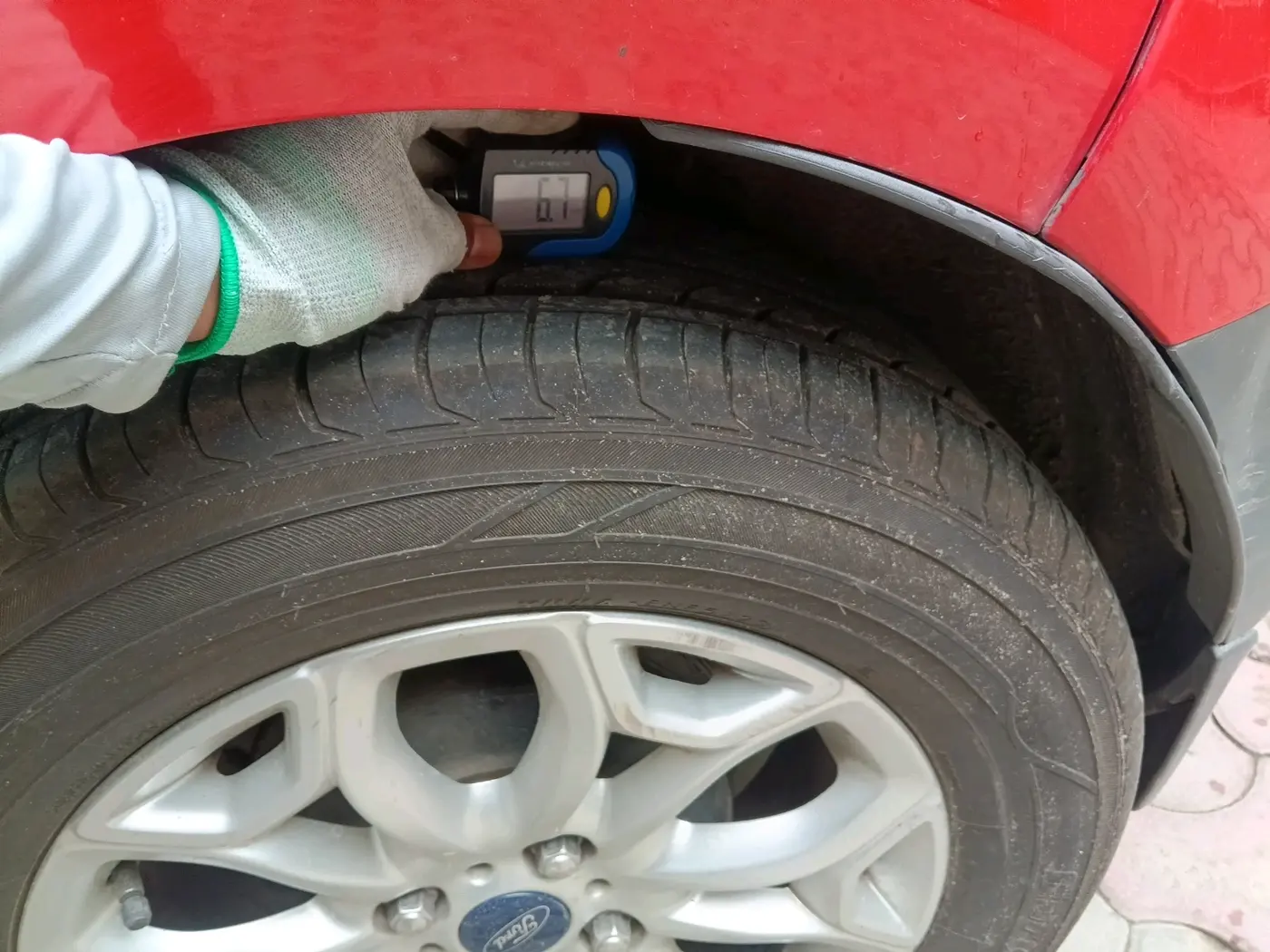 2014 Ford Ecosport TITANIUM 1.5L PETROL AT, Petrol, Automatic, 81,761 km, tyre