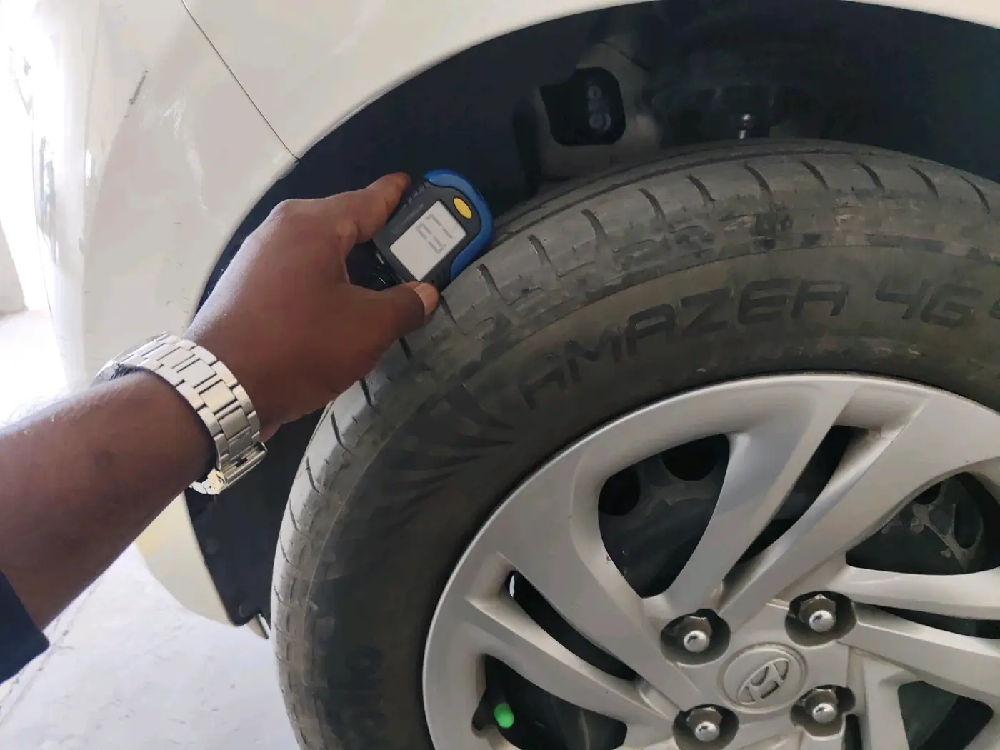 2022 Hyundai AURA S 1.2 CNG, CNG, Manual, 46,108 km, tyre