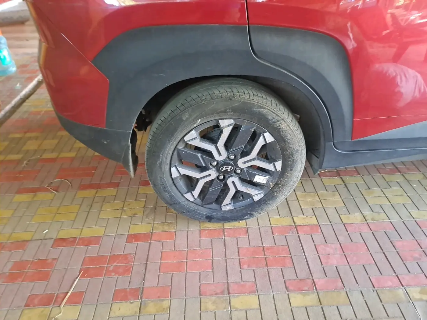 2024 Hyundai EXTER SX(O) CONNECT 1.2 AMT, Petrol, Automatic, 27,651 km, tyre