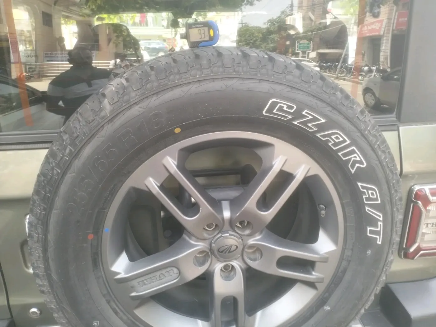 2021 Mahindra Thar LX PETROL HT 4WD AT, Petrol, Automatic, 27,191 km, tyre