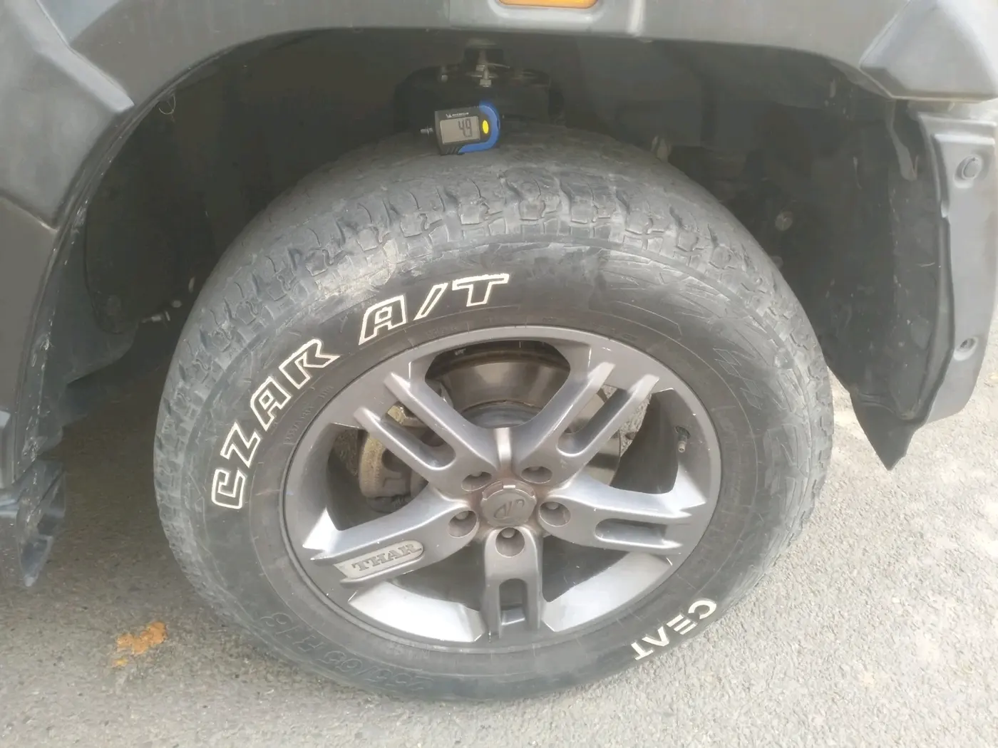 2021 Mahindra Thar LX PETROL HT 4WD AT, Petrol, Automatic, 27,191 km, tyre