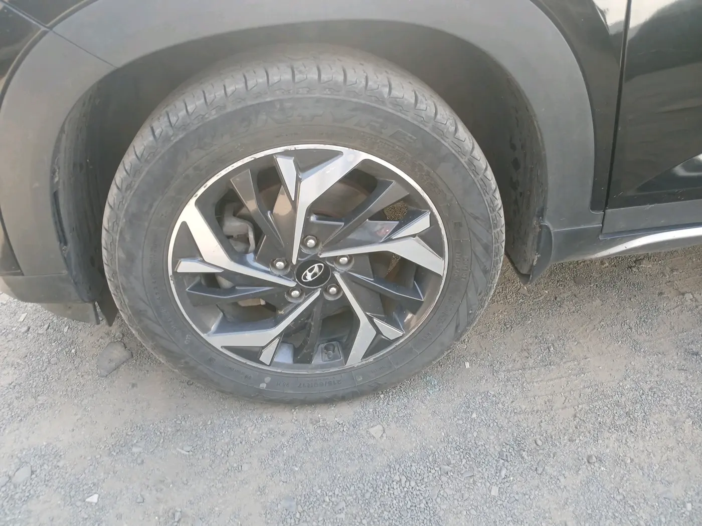 2021 Hyundai Creta SX (O) AT 1.5 DIESEL, Diesel, Automatic, 1,22,390 km, tyre