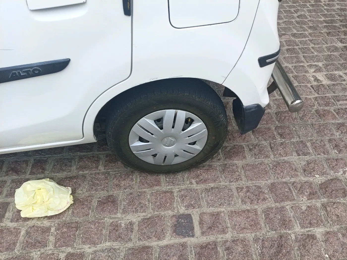 2019 Maruti Alto VXI, CNG, Manual, 1,05,354 km, tyre