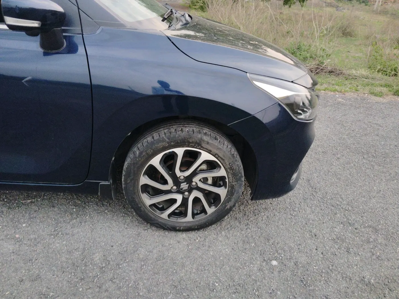 2023 Maruti Baleno ALPHA 1.2 AGS, Petrol, Automatic, 75,001 km, tyre