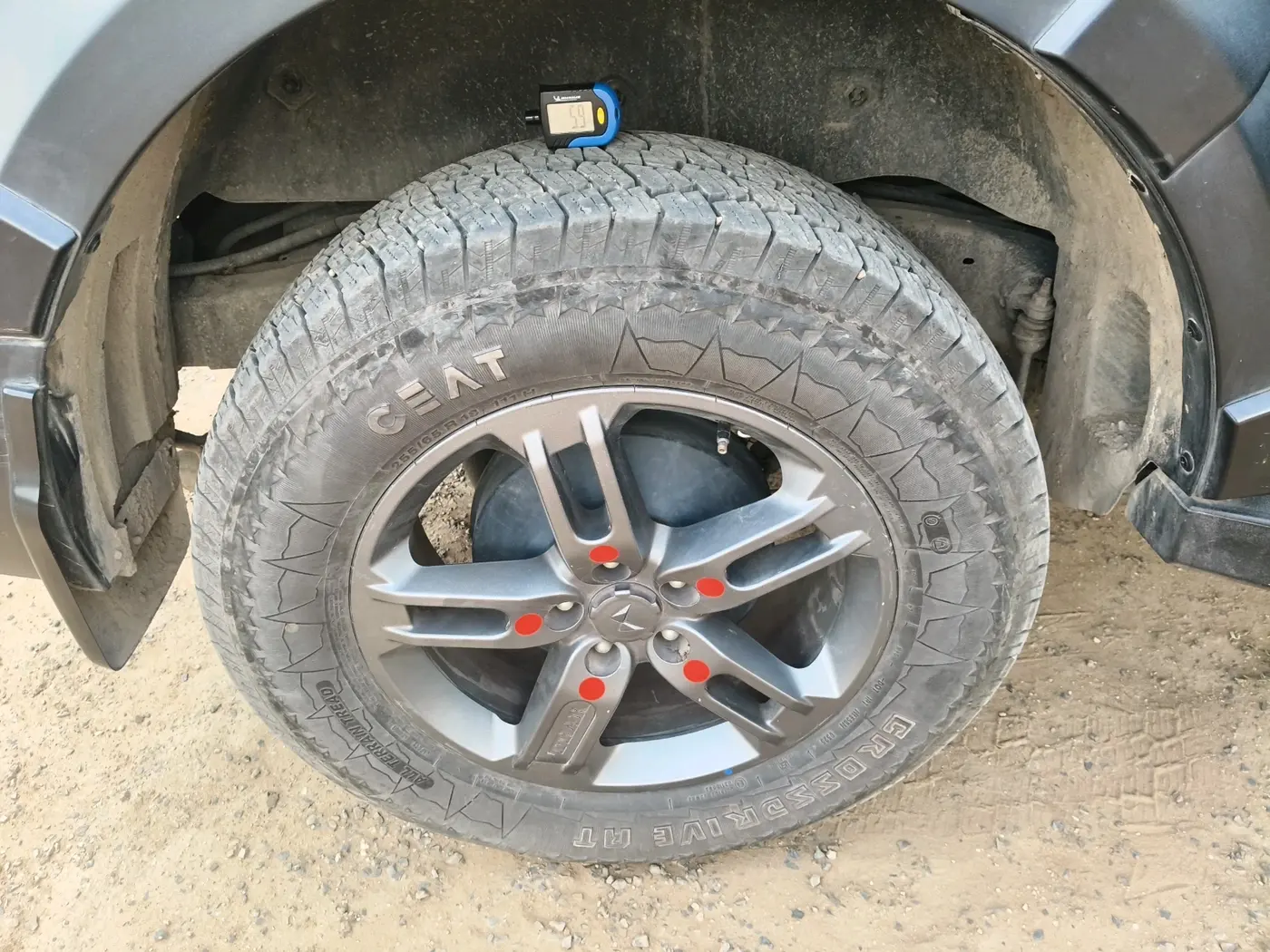 2025 Mahindra Thar LX Hard Top Diesel MT RWD , Diesel, Manual, 18,180 km, tyre
