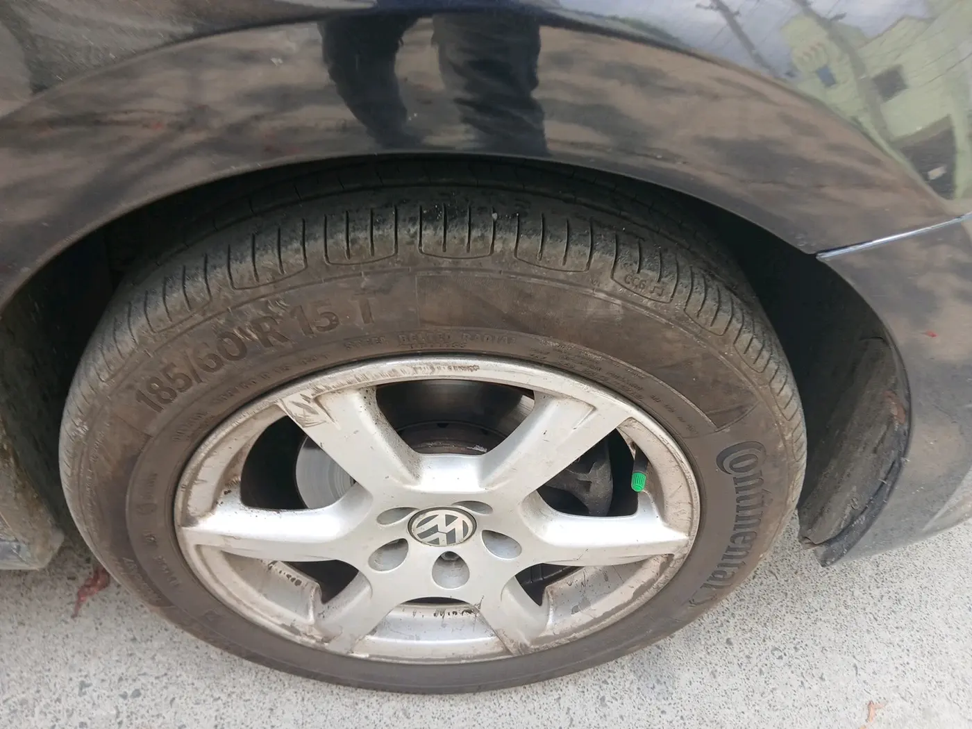 2014 Volkswagen Vento HIGHLINE 1.6 MPI, Petrol, Manual, 96,744 km, tyre