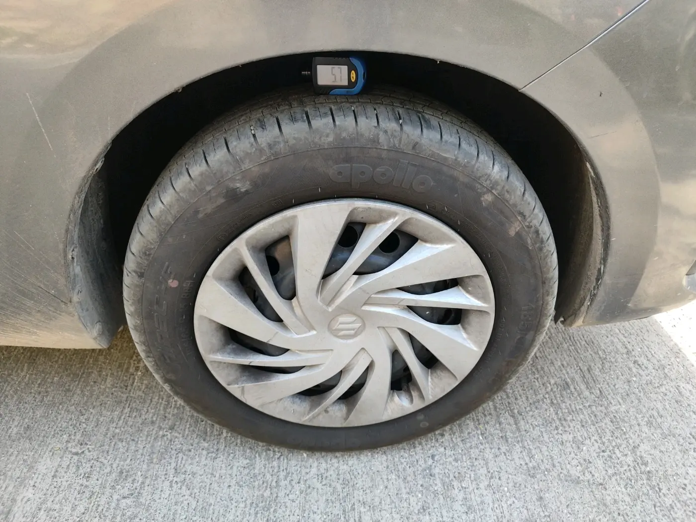 2021 Maruti Ertiga VXI SHVS, Petrol, Manual, 51,430 km, tyre