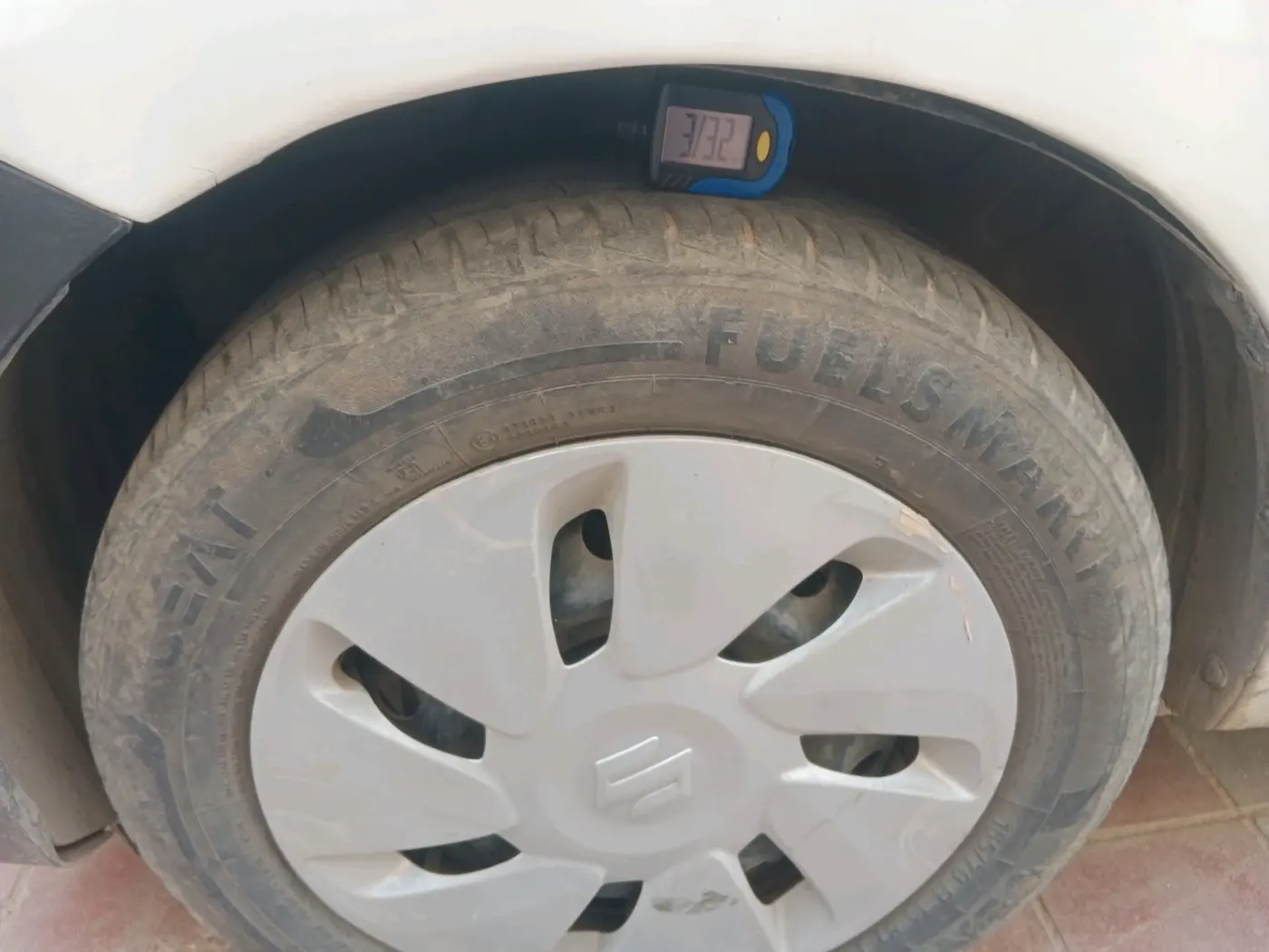 2017 Maruti Celerio VXI, CNG, Manual, 94,526 km, tyre