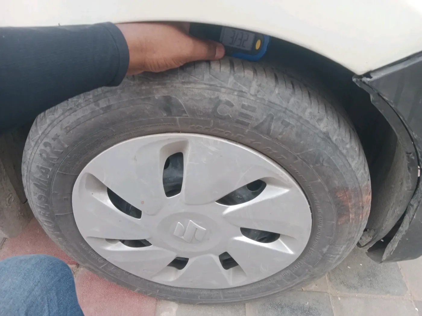 2017 Maruti Celerio VXI, CNG, Manual, 94,526 km, tyre