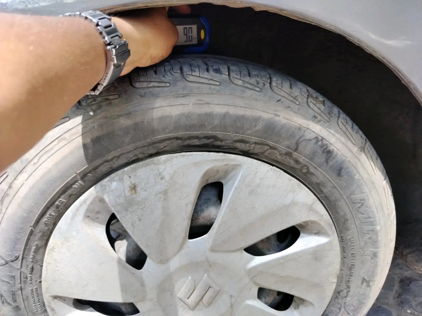 2016 Maruti Celerio VXI, CNG, Manual, 95,000 km, tyre
