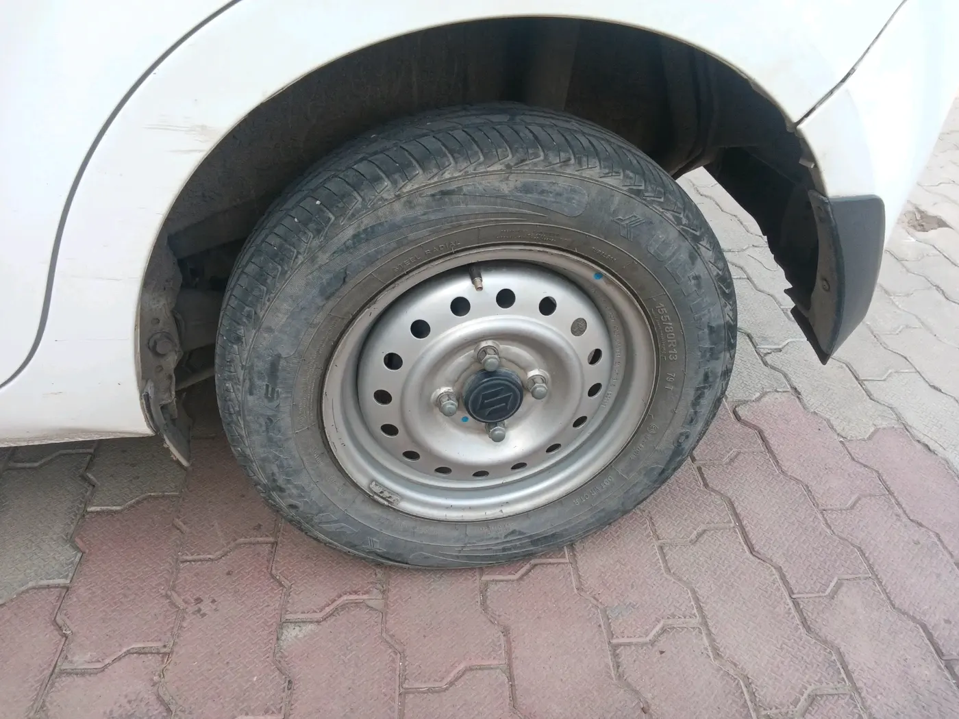 2021 Maruti New Wagon-R LXI CNG (O) 1.0, CNG, Manual, 86,162 km, tyre