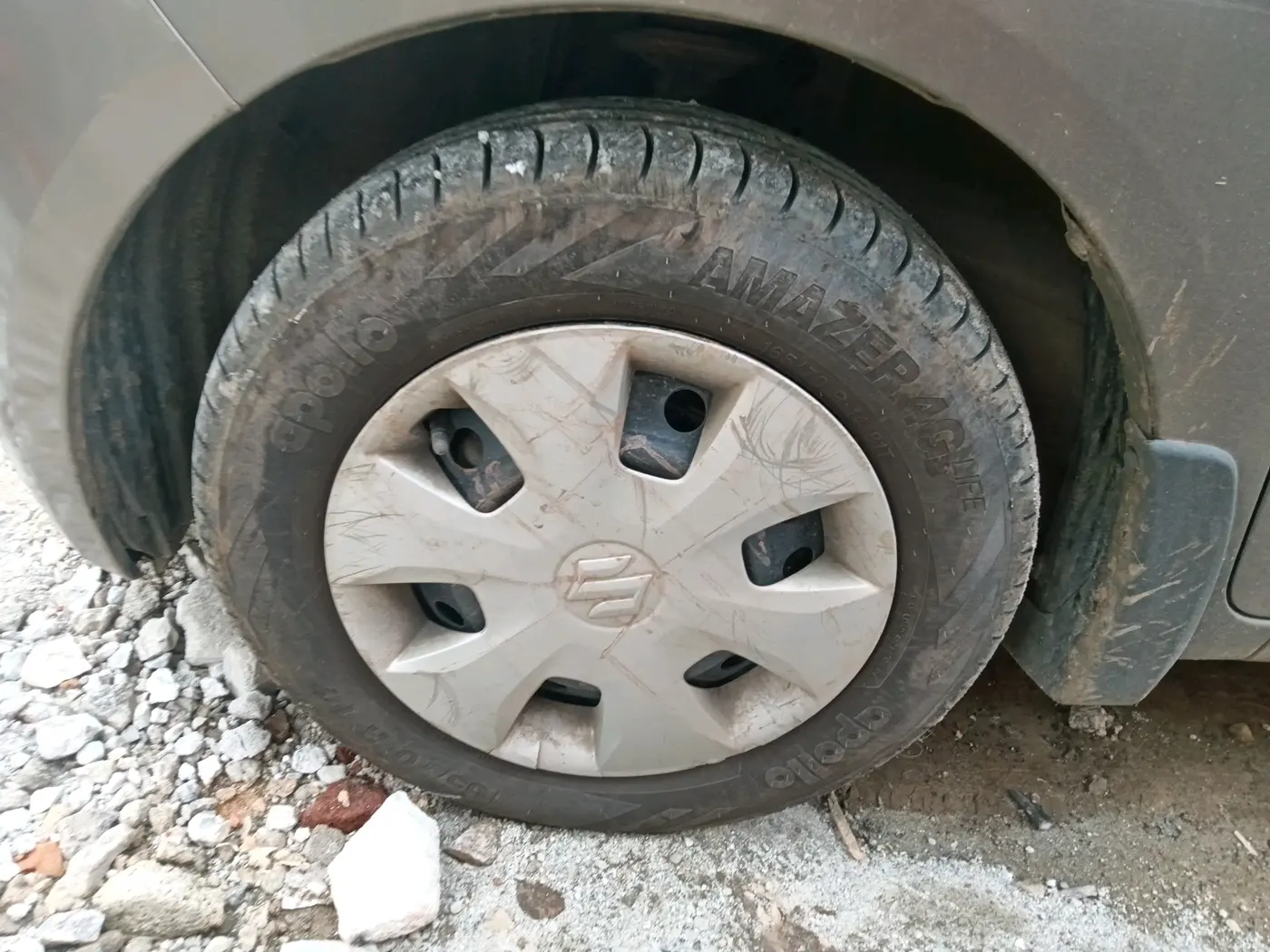 2021 Maruti New Wagon-R VXI (O) 1.2, Petrol, Manual, 69,341 km, tyre