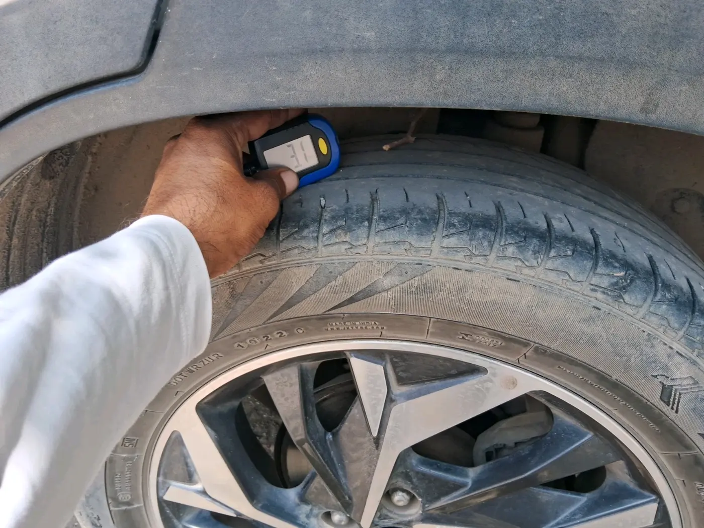 2022 Hyundai Creta SX (O) AT 1.5 DIESEL, Diesel, Automatic, 57,273 km, tyre