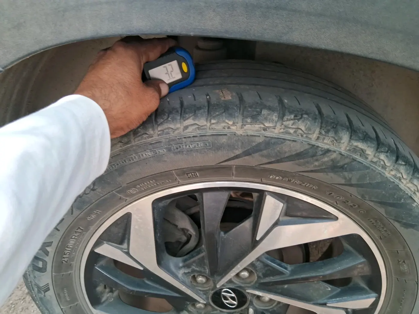 2022 Hyundai Creta SX (O) AT 1.5 DIESEL, Diesel, Automatic, 57,273 km, tyre