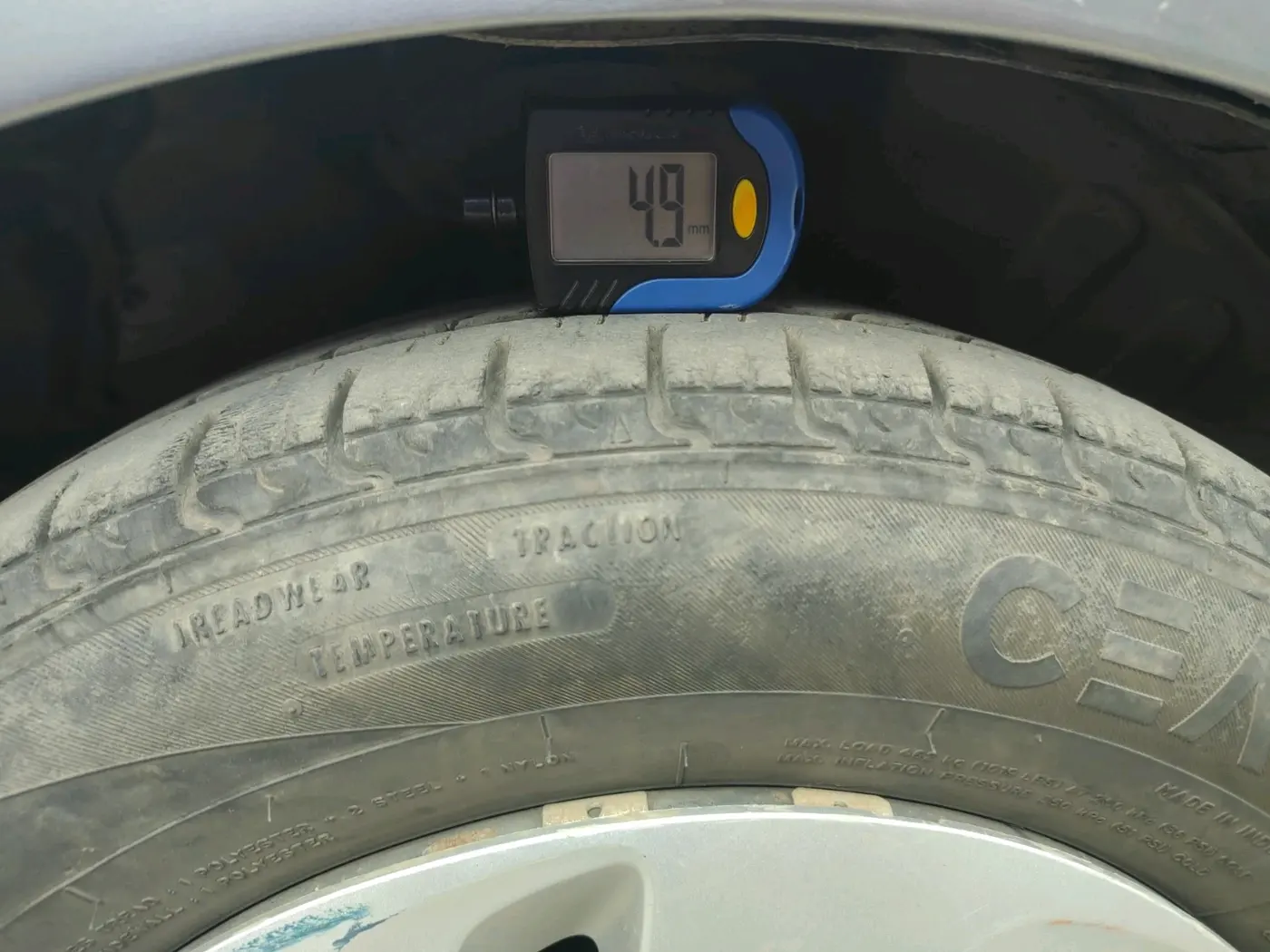 2020 Maruti Celerio VXI (O) CNG, CNG, Manual, 1,05,746 km, tyre
