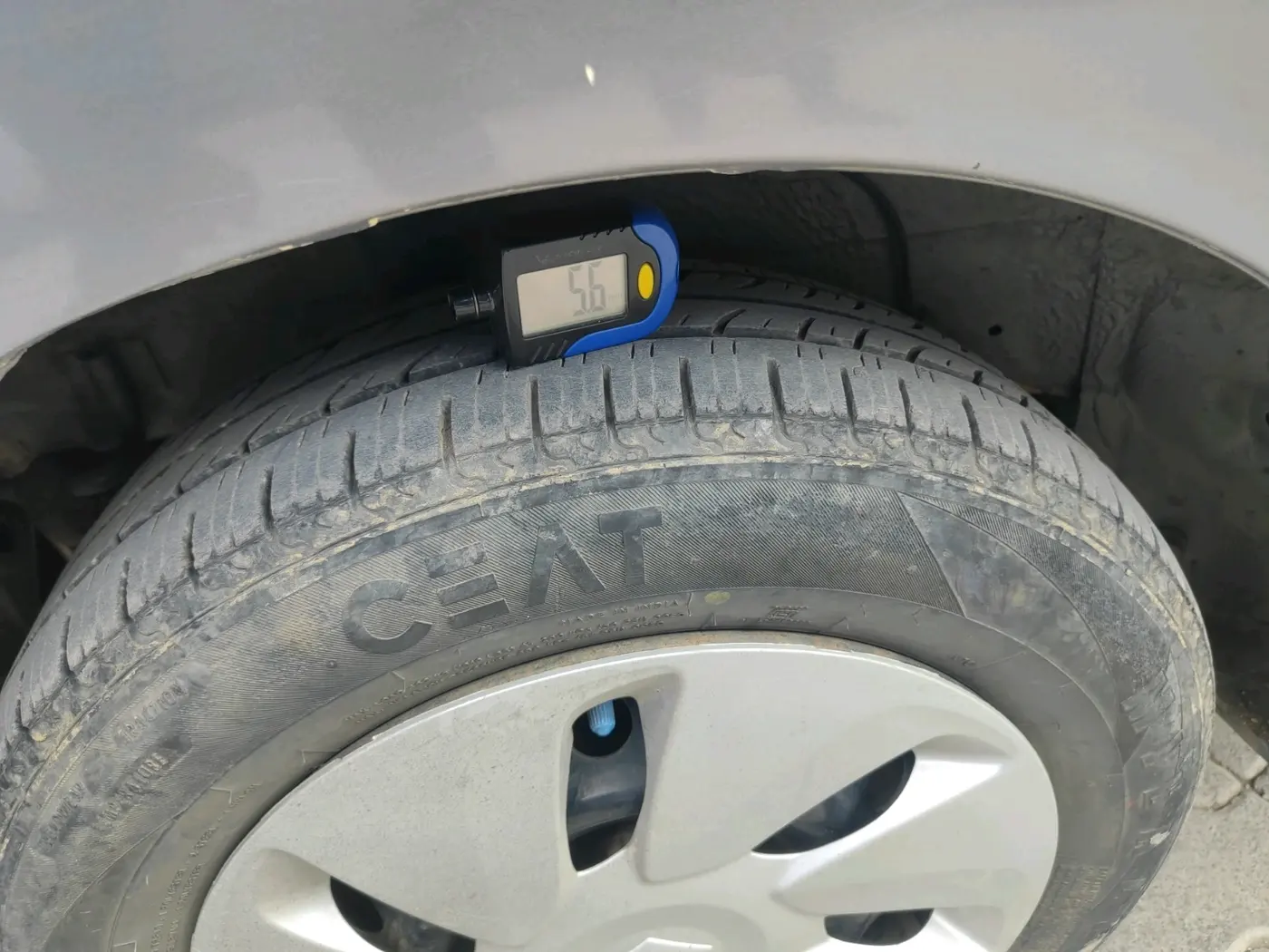 2020 Maruti Celerio VXI (O) CNG, CNG, Manual, 1,05,746 km, tyre