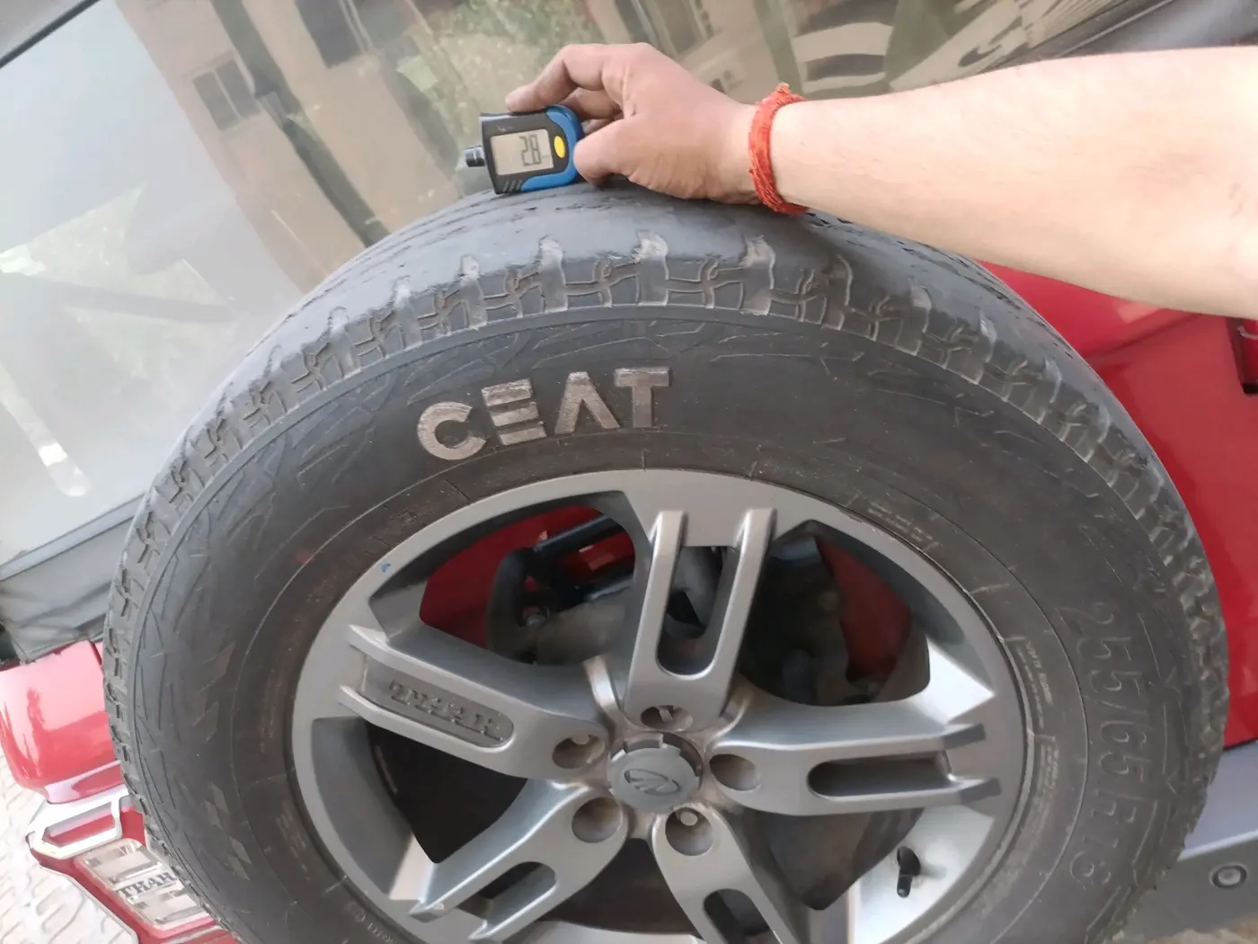 2020 Mahindra Thar LX  P 4WD AT CONVERTIBLE, Petrol, Automatic, 50,254 km, tyre