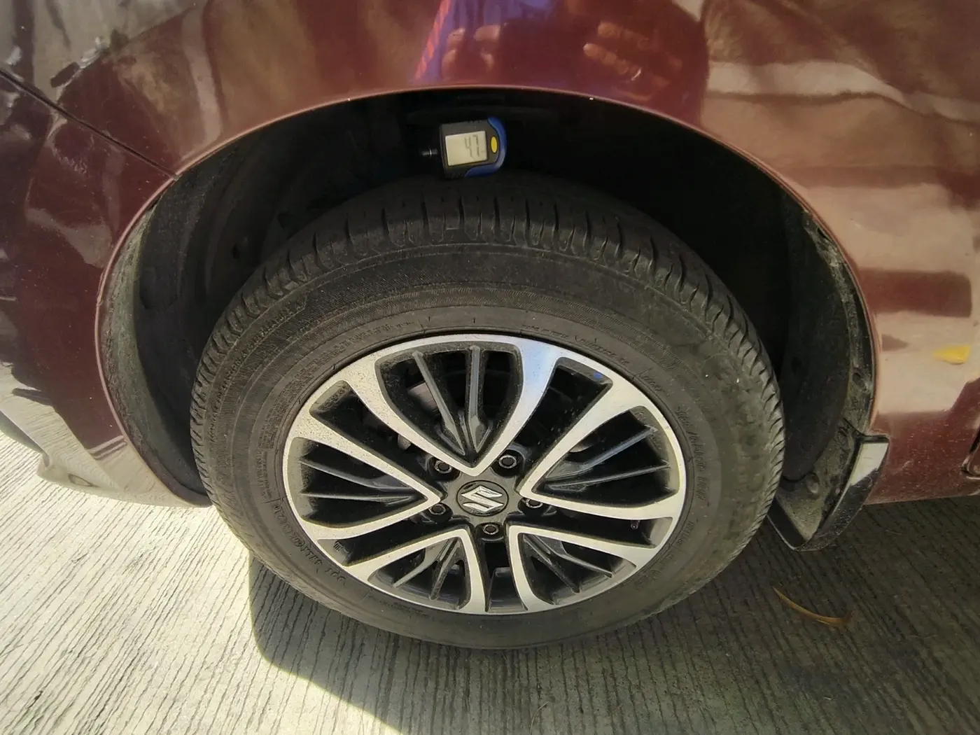 2021 Maruti Ertiga VXI SHVS, Petrol, Manual, 21,694 km, tyre