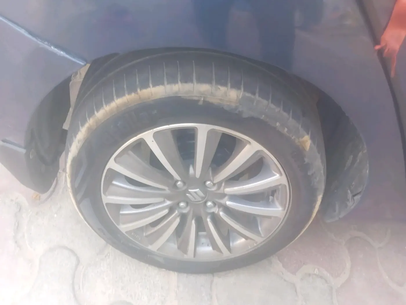 2018 Maruti Ciaz ALPHA 1.5 SHVS PETROL, Petrol, Manual, 95,290 km, tyre