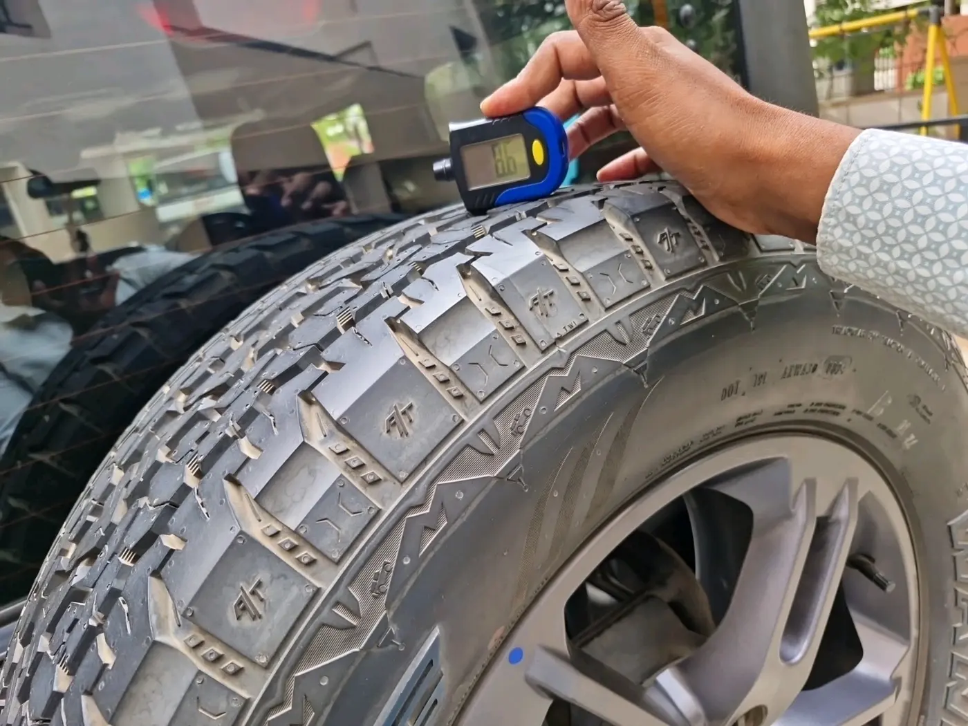 2024 Mahindra Thar LX PETROL HT 4WD AT, Petrol, Automatic, 15,192 km, tyre