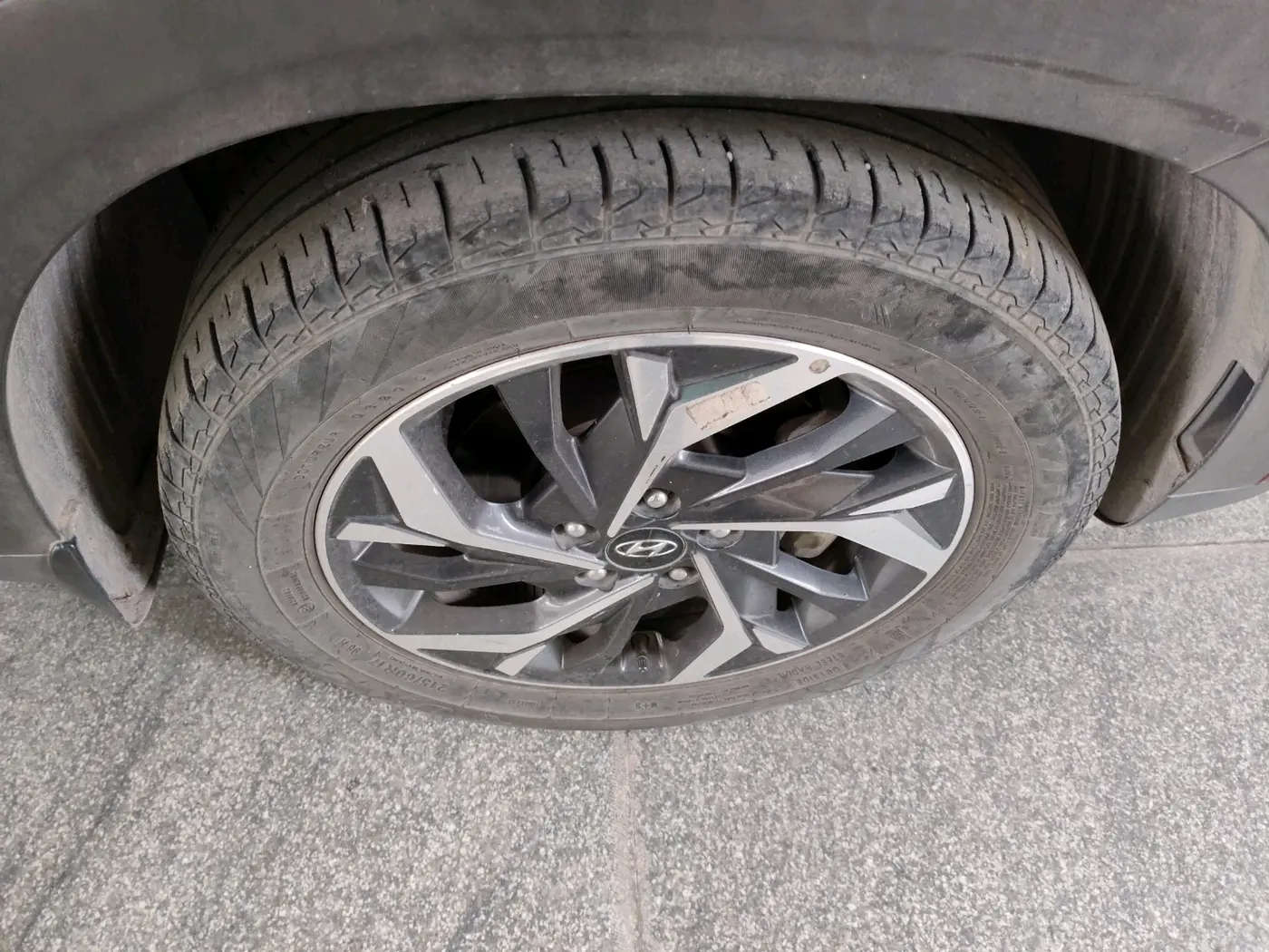2020 Hyundai Creta SX (O) IVT 1.5 PETROL, Petrol, Automatic, 50,930 km, tyre