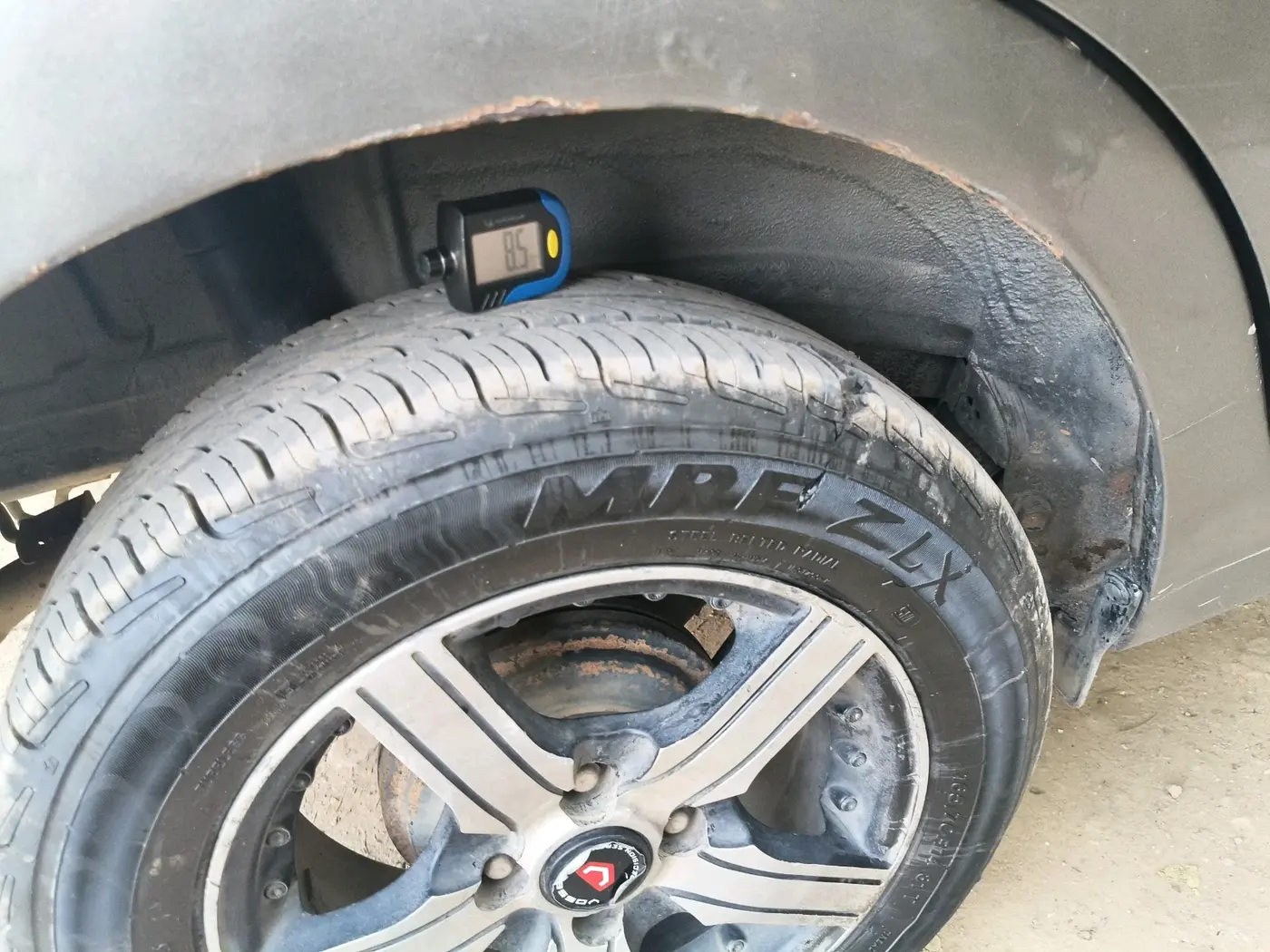 2022 Maruti New Wagon-R LXI CNG 1.0, CNG, Manual, 1,17,836 km, tyre