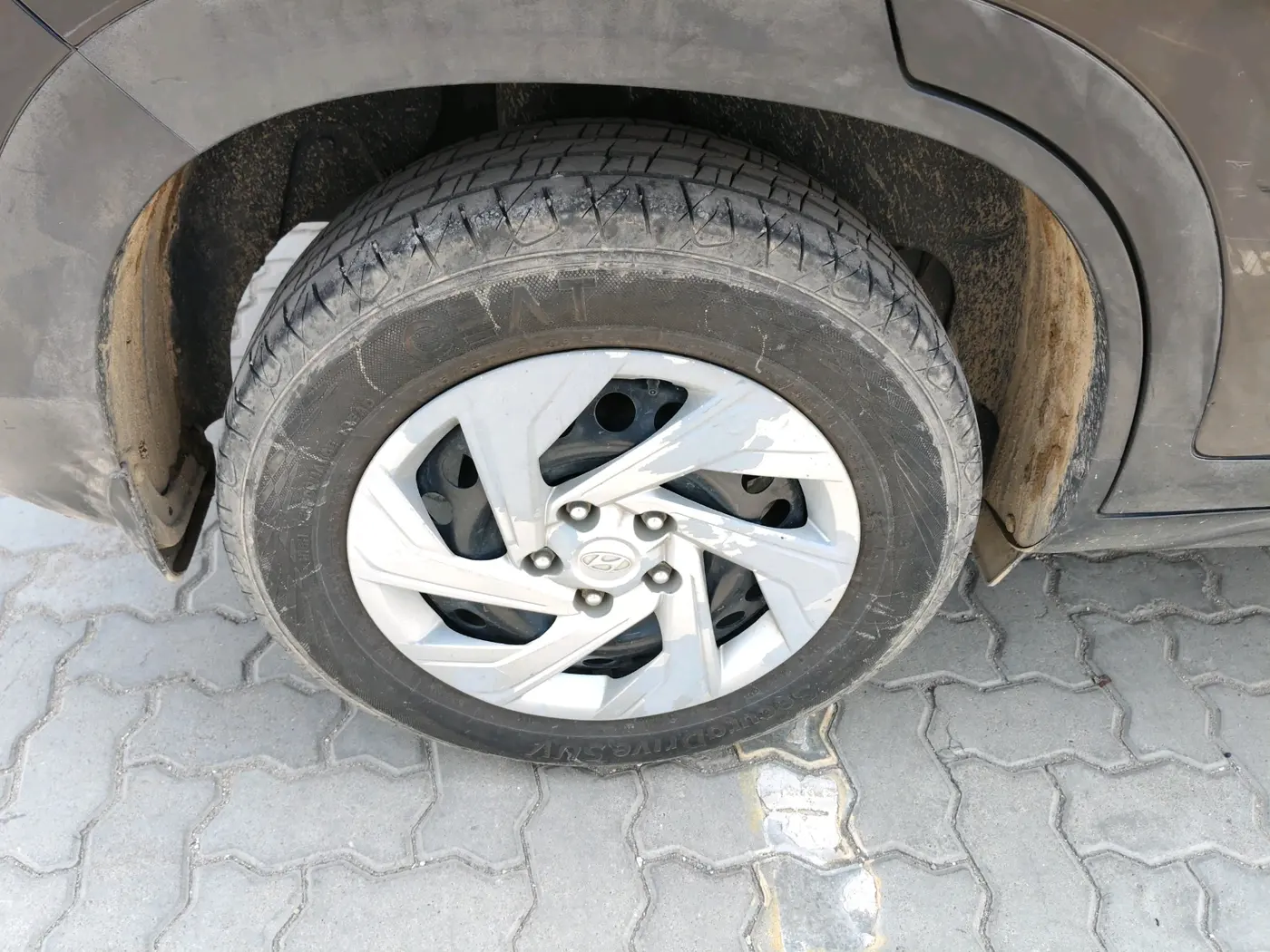 2021 Hyundai Creta E 1.5 DIESEL, Diesel, Manual, 1,20,398 km, tyre