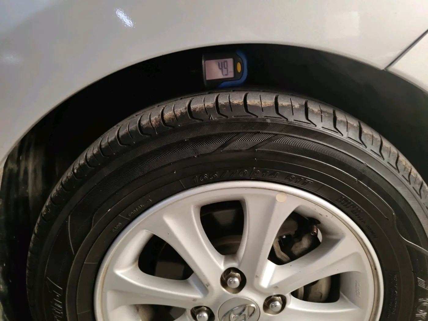2015 Hyundai Grand i10 ASTA AT 1.2 KAPPA VTVT, Petrol, Automatic, 45,404 km, tyre