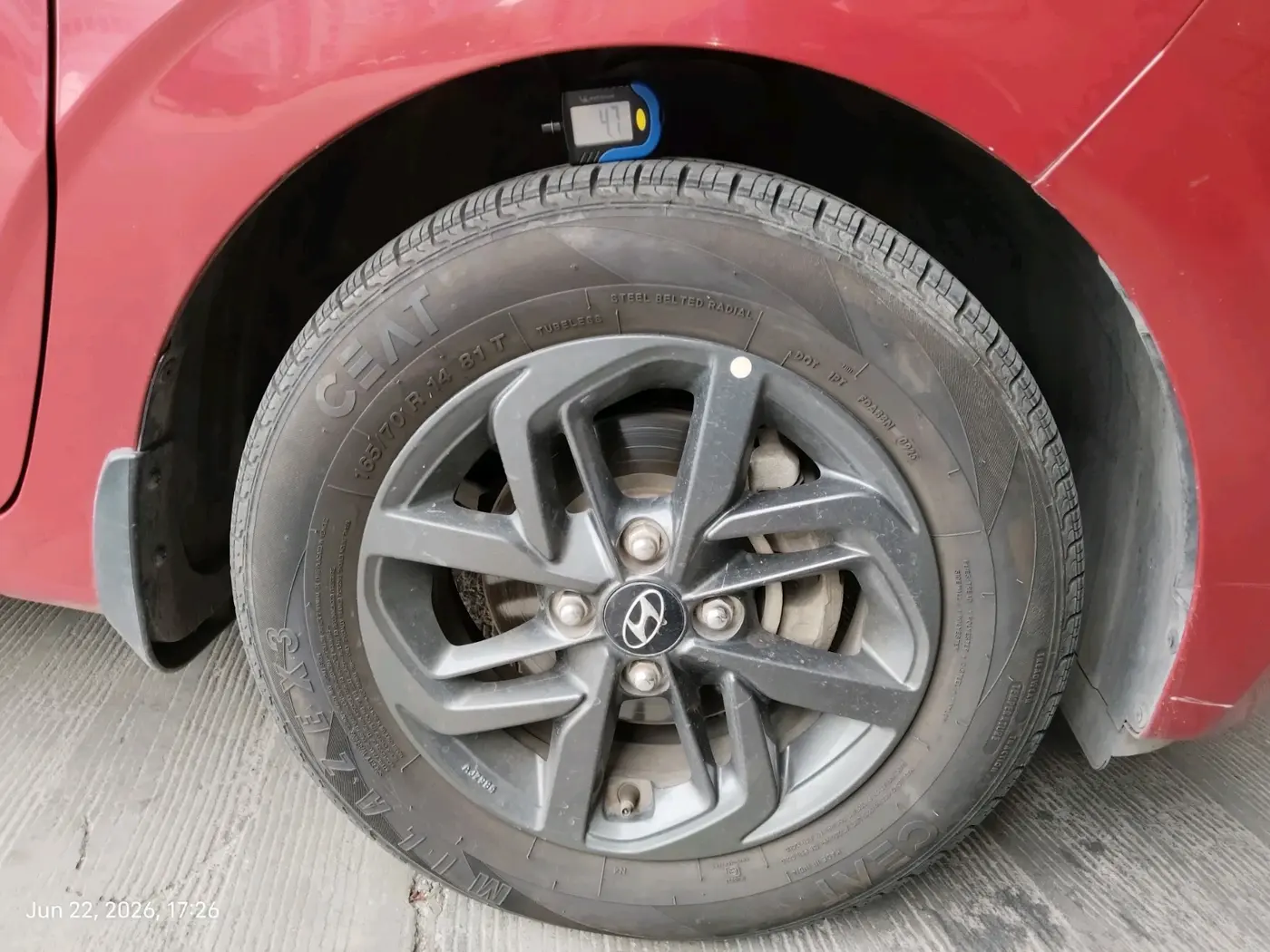 2019 Hyundai GRAND I10 NIOS SPORTZ AMT 1.2 KAPPA VTVT, Petrol, Automatic, 56,432 km, tyre