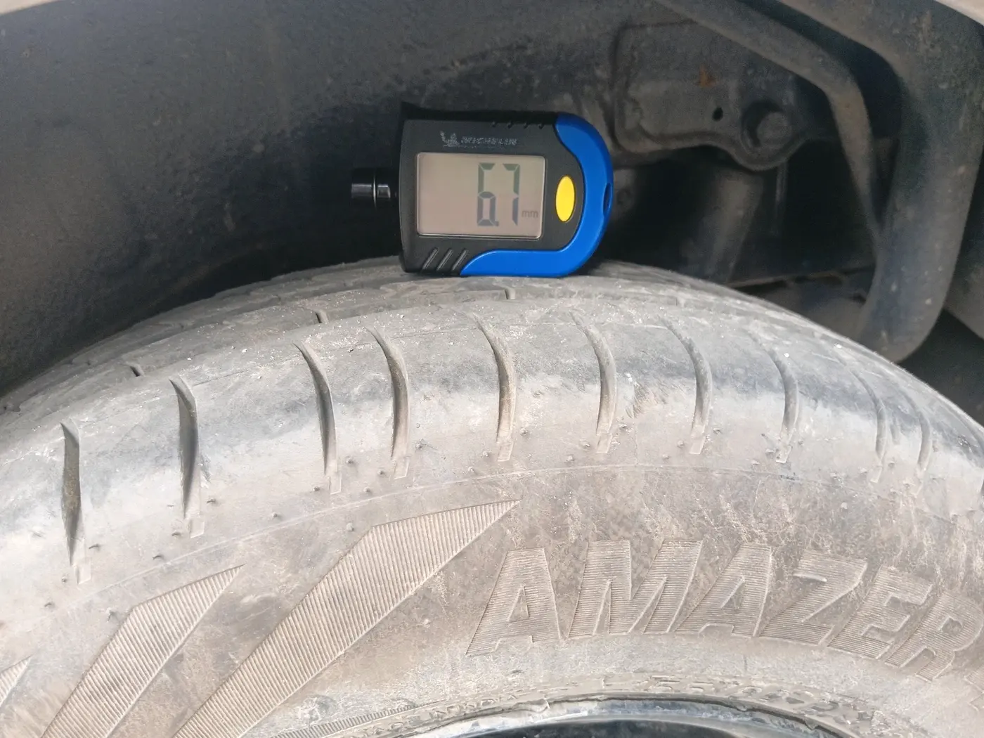 2015 Maruti Wagon R 1.0 LXI CNG, CNG, Manual, 1,02,882 km, tyre